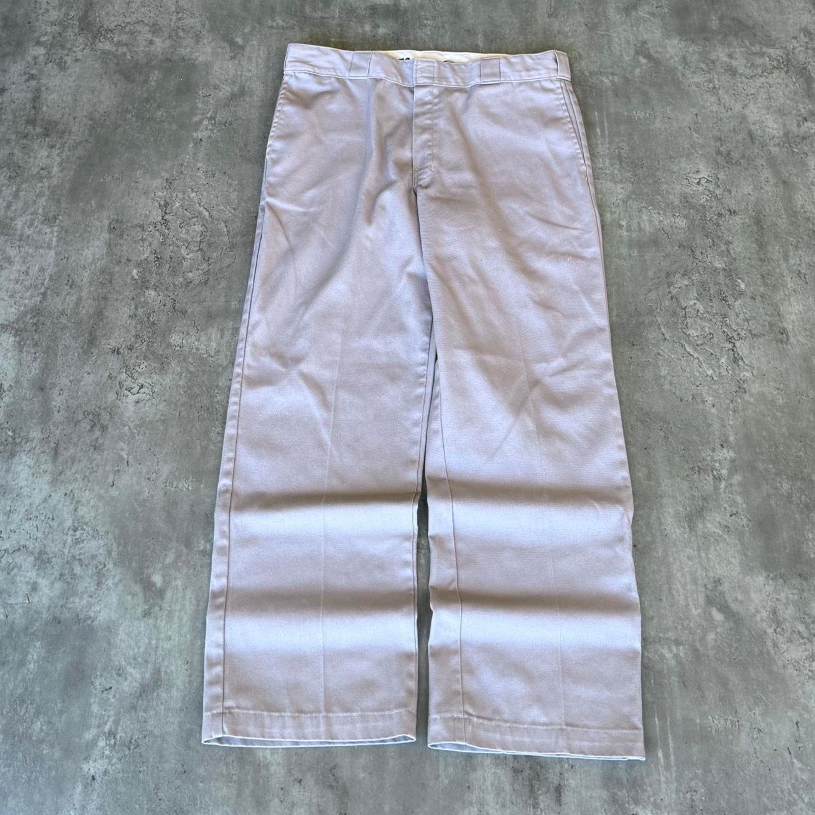 Carhartt × Dickies Dickies Wolf Grey Essential Casual Chino Pants Size US 35 - 1 Thumbnail