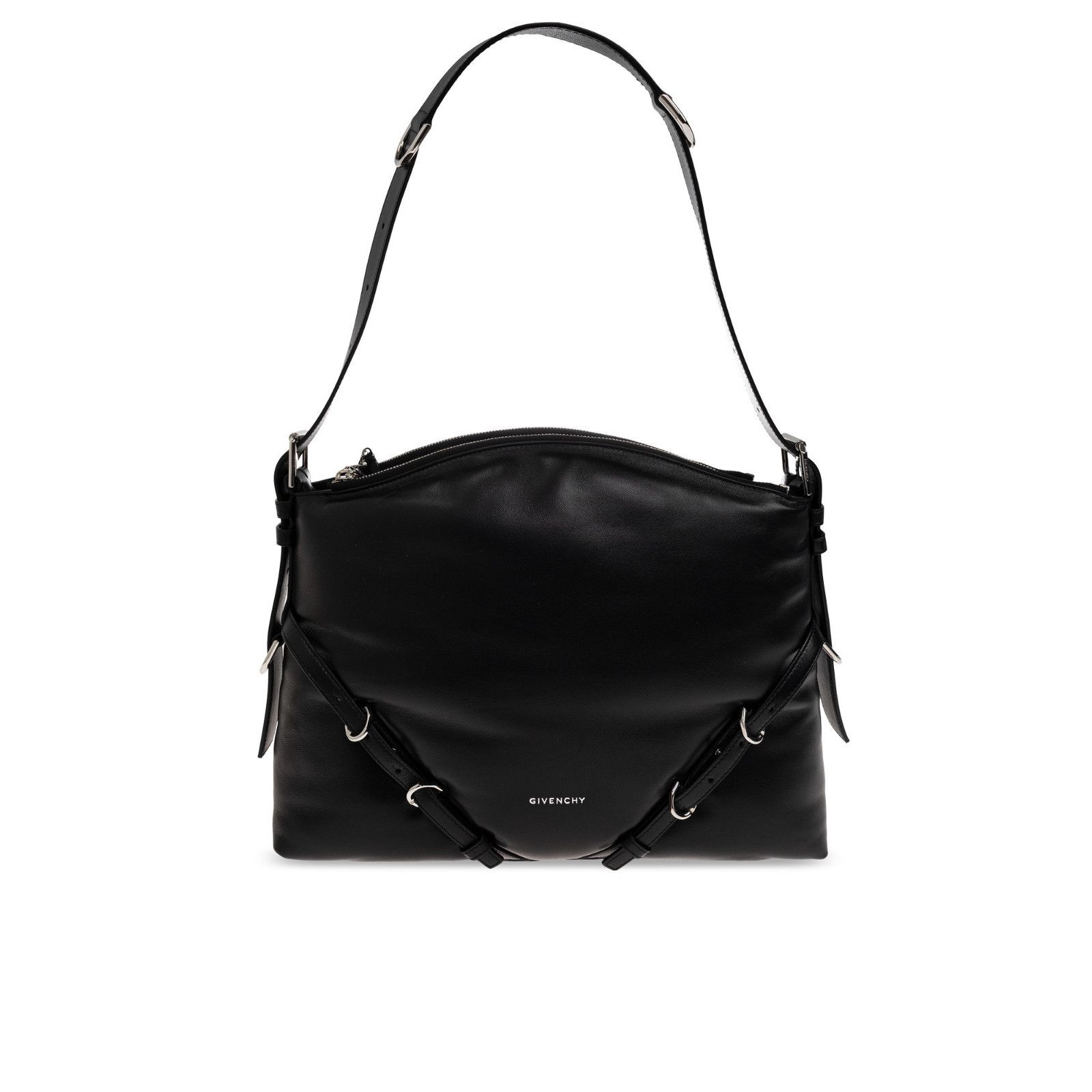Givenchy GIVENCHY $2850 Medium Voyou Bomber Shoulder Bag Black New & Size ONE SIZE - 1 Thumbnail