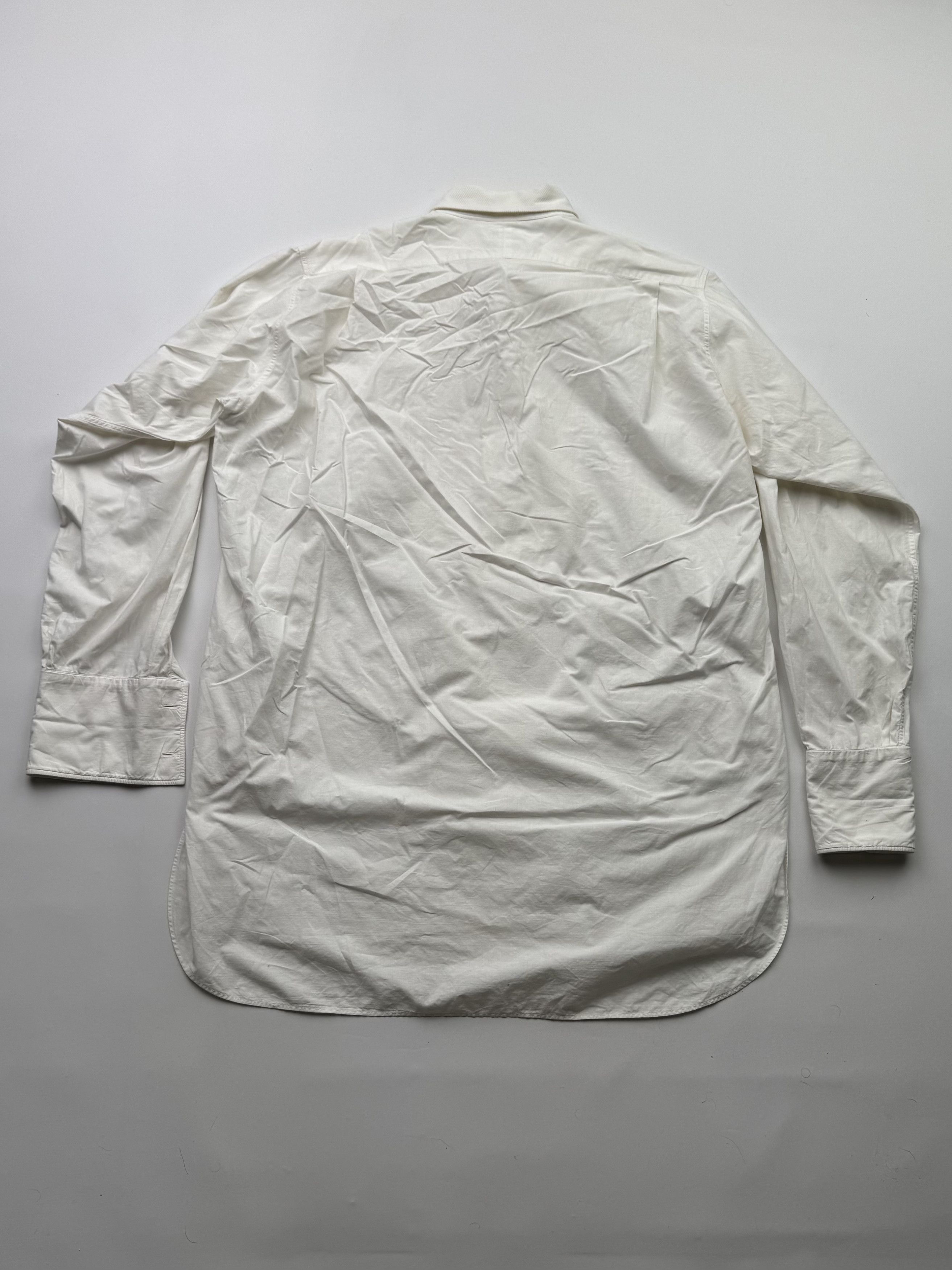 Yohji Yamamoto Vintage Asymmetry Shirt Yohji Style B689(V324)E2 Size US M / EU 48-50 / 2 - 8 Thumbnail