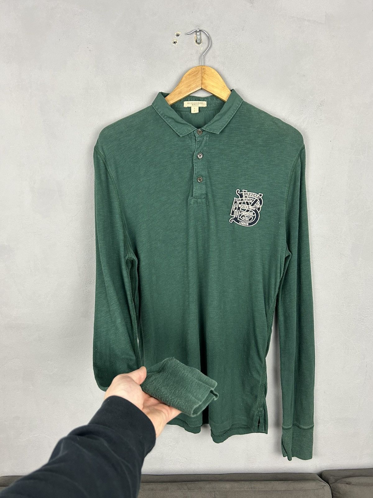 Burberry Very rare Burberry polos long sleeve Size US S / EU 44-46 / 1 - 5 Thumbnail