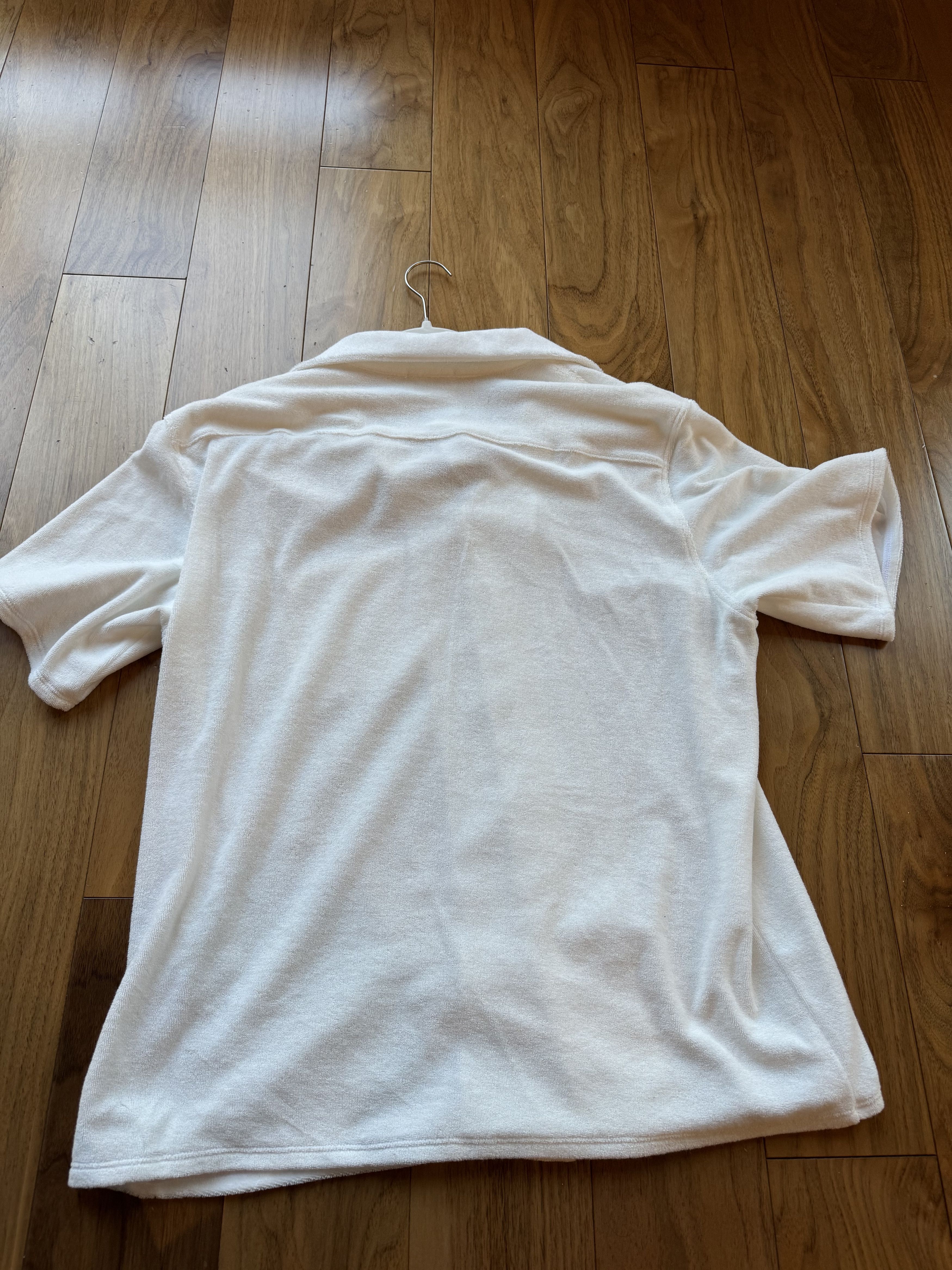 Gil Rodriguez Gil Rodriguez White Terry Cloth T-shirt NEW WITH TAGS Size L / US 10 / IT 46 - 3 Thumbnail