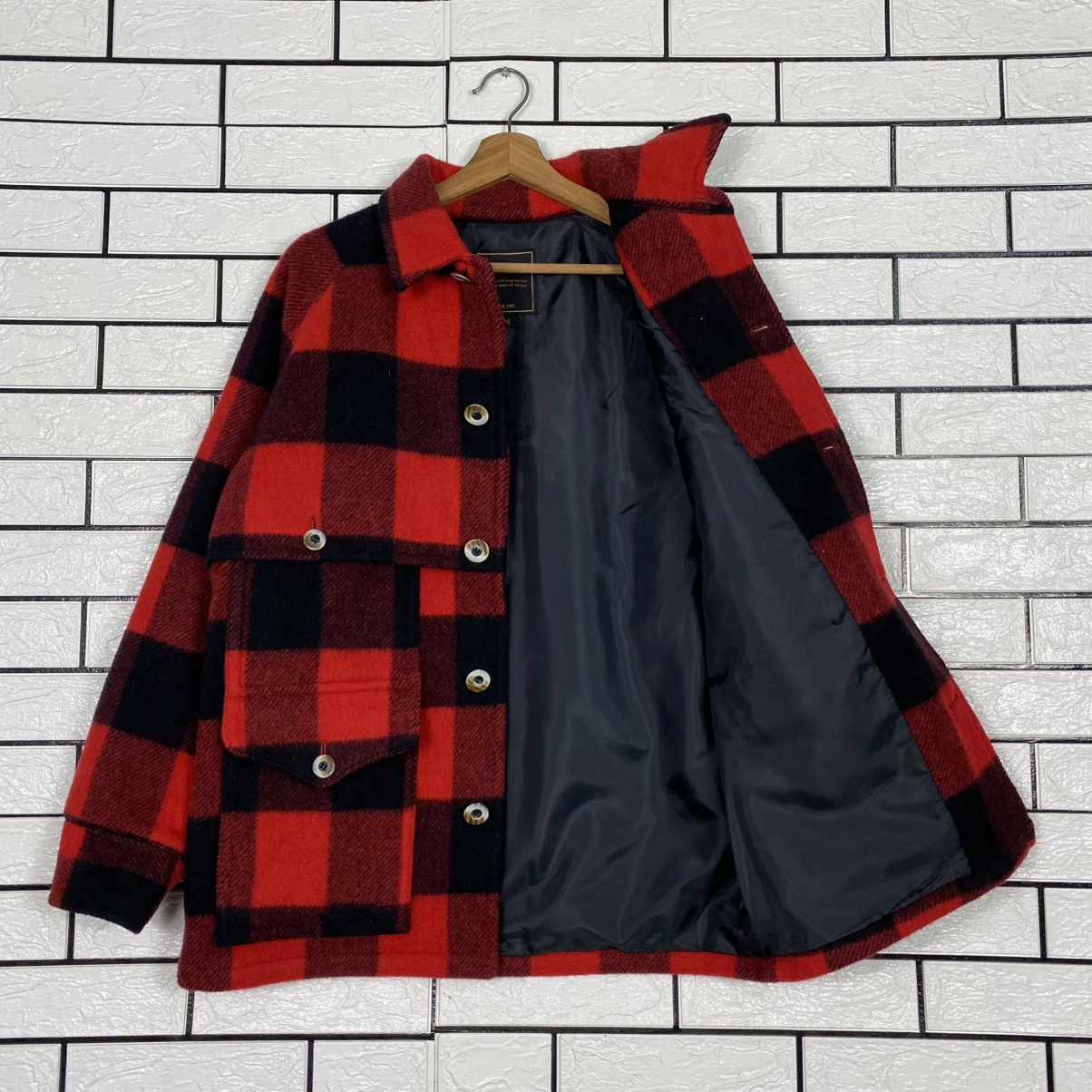 Japanese Brand 🔥VINTAGE WOOL MACKINAW JACKET VOX TARTAN DESIGN ISSEY MIYAKE Size US M / EU 48-50 / 2 - 12 Thumbnail