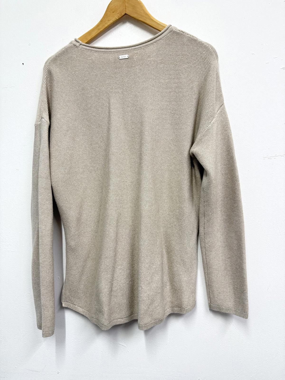 Barbour Barbour Beige Knit Sweater Size UK 8 Size S / US 4 / IT 40 - 4 Thumbnail