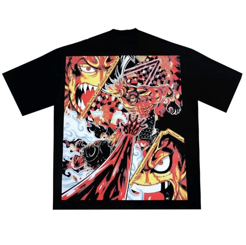 Anime × Japanese Brand × One Piece 🔥RARE🔥 One Piece Luffy Vs Katakuri boot tee anima movie Size US L / EU 52-54 / 3 - 11 Thumbnail
