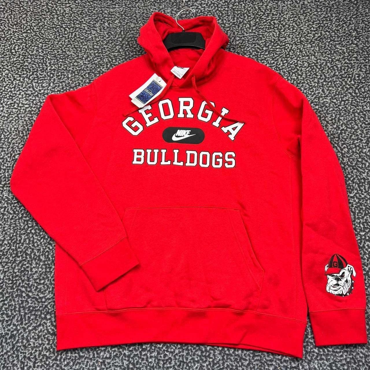 Nike Nike Hoodie Men Red Georgia Bulldogs Pullover Pocket New L Size US L / EU 52-54 / 3 - 1 Thumbnail