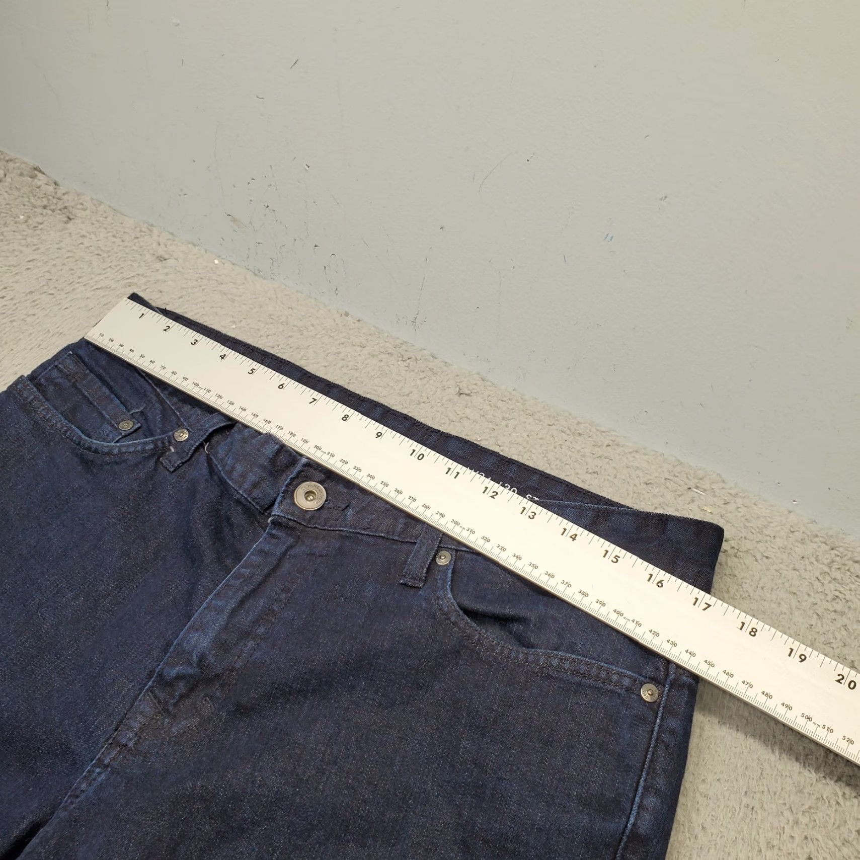 Calvin Klein Calvin Klein Jeans Mens Navy Dark Wash Denim 34x30 Stretch Straight Leg Regular Size Mens Size US 34 / EU 50 - 5 Thumbnail