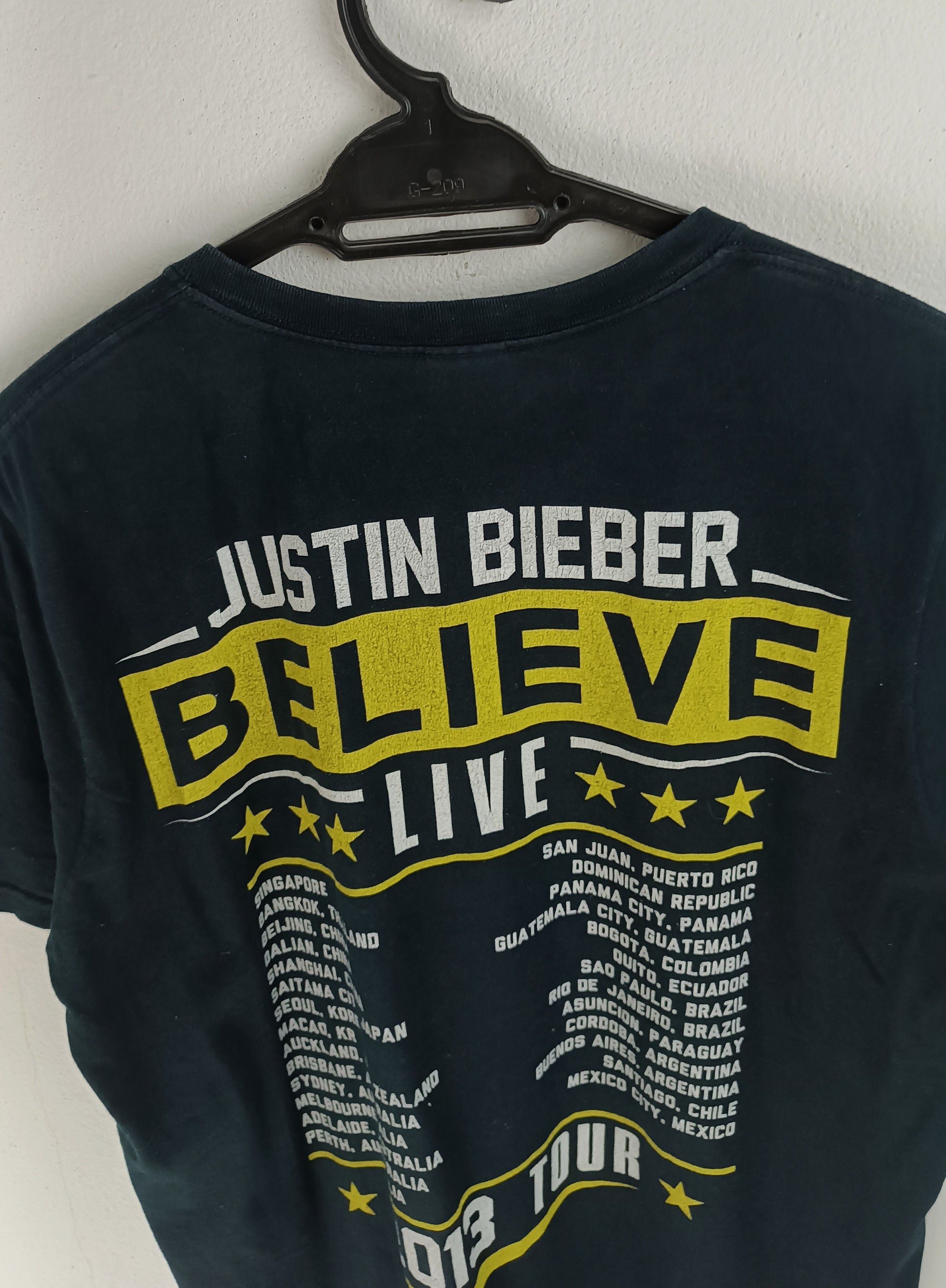 Vintage VINTAGE '13 JUSTIN BIEBER BELIEVE TOUR TEE swift grande Size US M / EU 48-50 / 2 - 17 Thumbnail