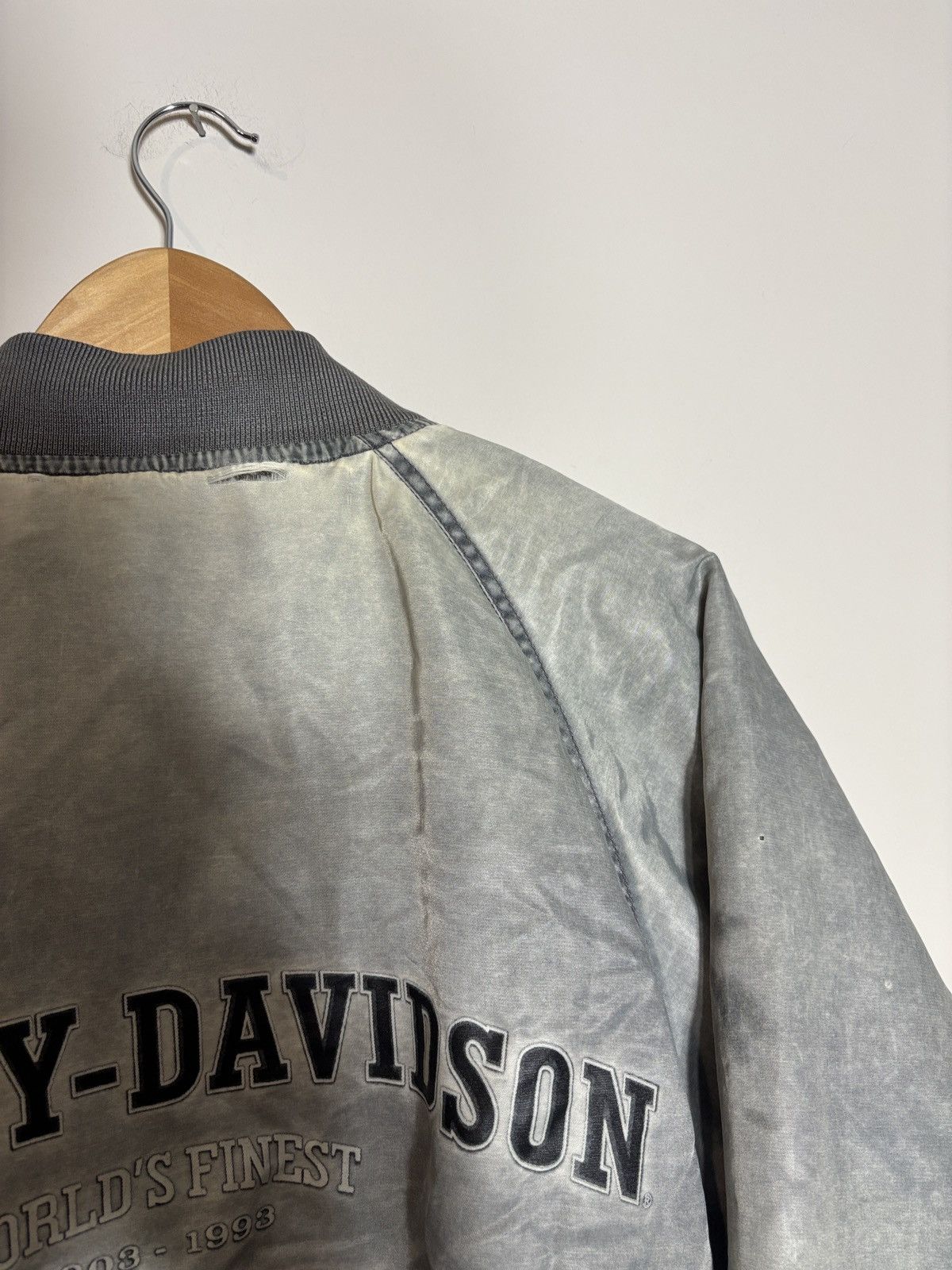 Harley Davidson Vintage Harley Davidson Motorcycles Nylon Bomber Jacket XL Size US L / EU 52-54 / 3 - 8 Thumbnail