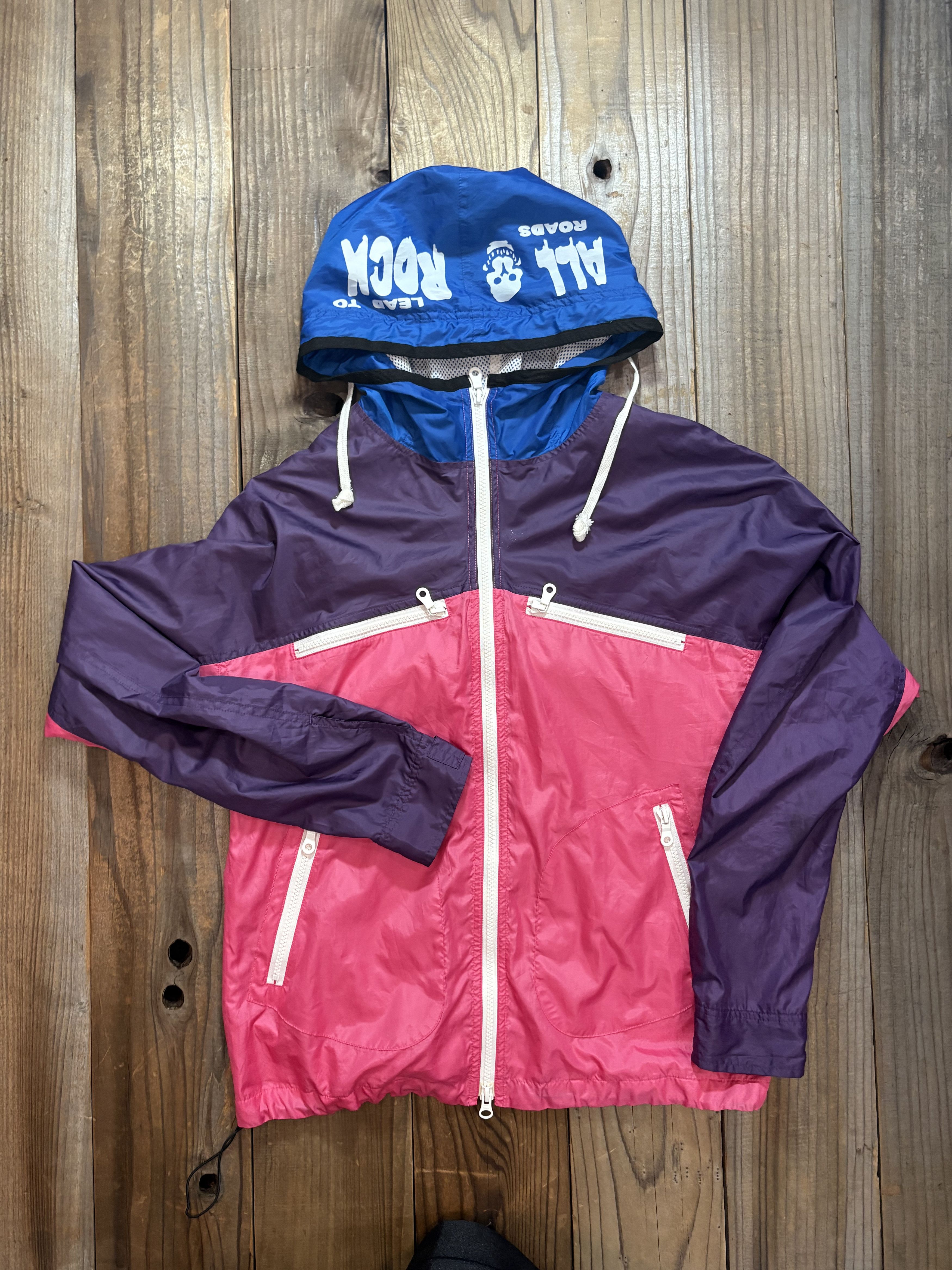 PPFM Block Color Hooded Nylon Windbreaker Size US M / EU 48-50 / 2 - 1 Thumbnail