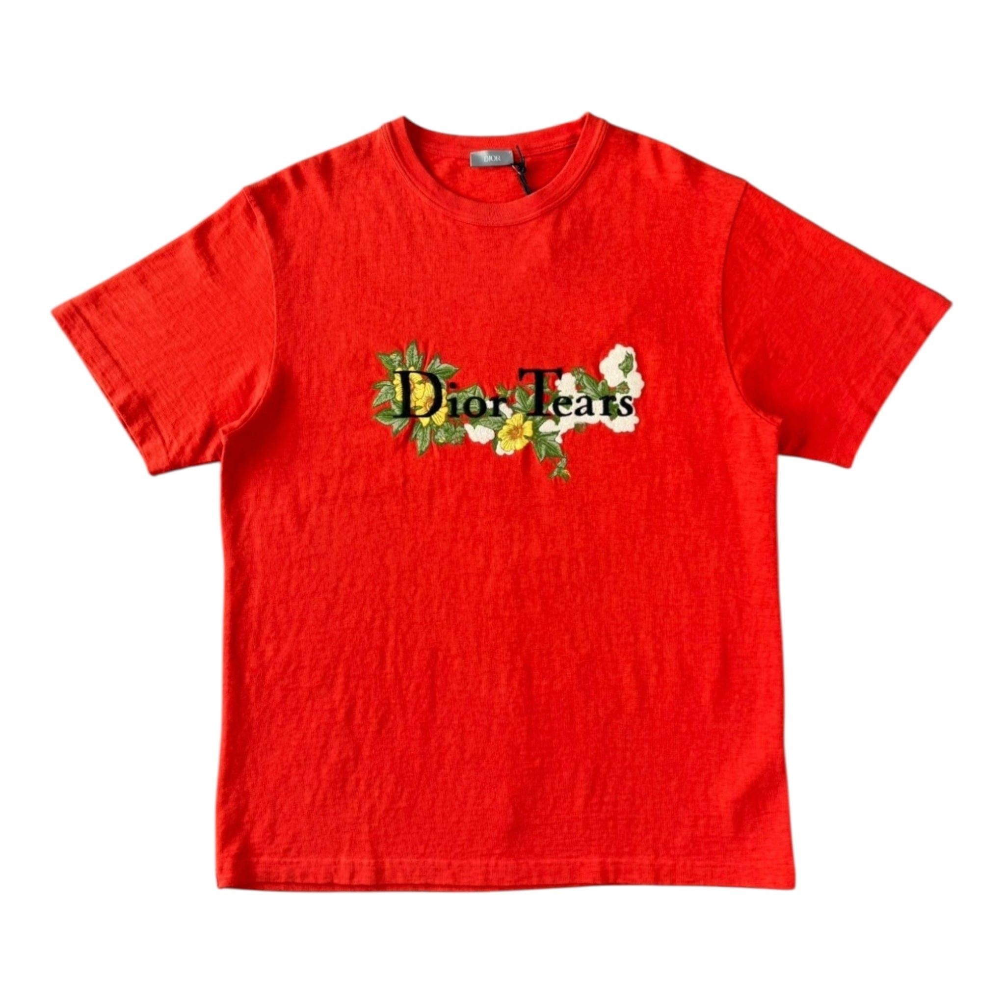 Dior Dior x Denim Tears Short Sleeve Tee Shirt Red Size US XL / EU 56 / 4 - 1 Thumbnail