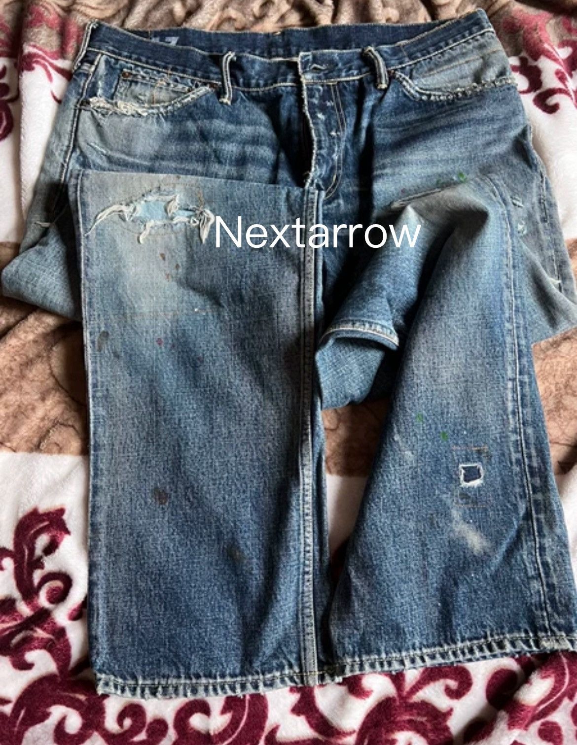 Visvim VISVIM SOCIAL SCULPTURE DAMAGED-17 D17 jeans Size US 38 / EU 54 - 2 Thumbnail