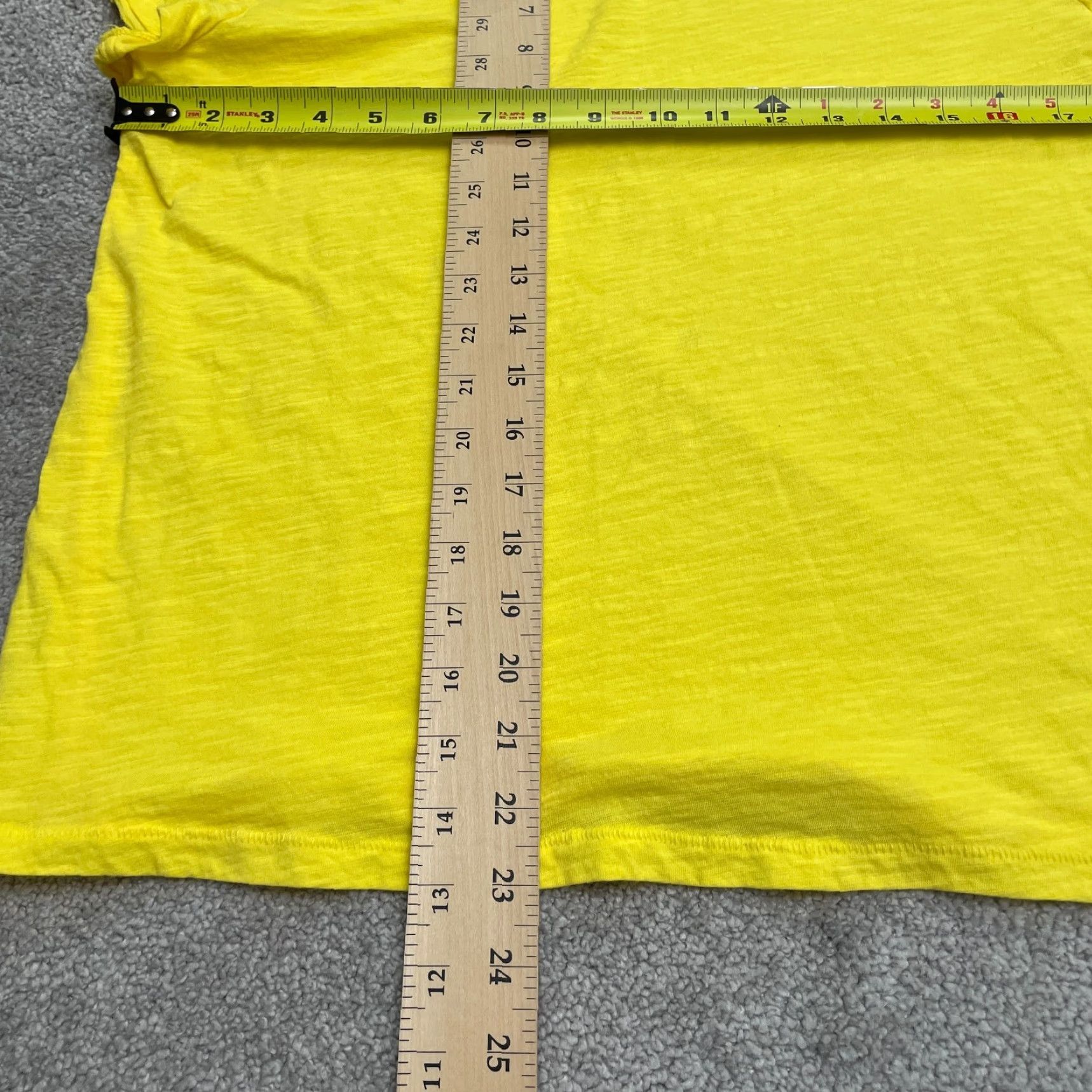 Calvin Klein Calvin Klein Jeans Basic T-Shirt Womens Small Yellow Round Neck Short Sleeve Tee Size L / US 10 / IT 46 - 7 Thumbnail