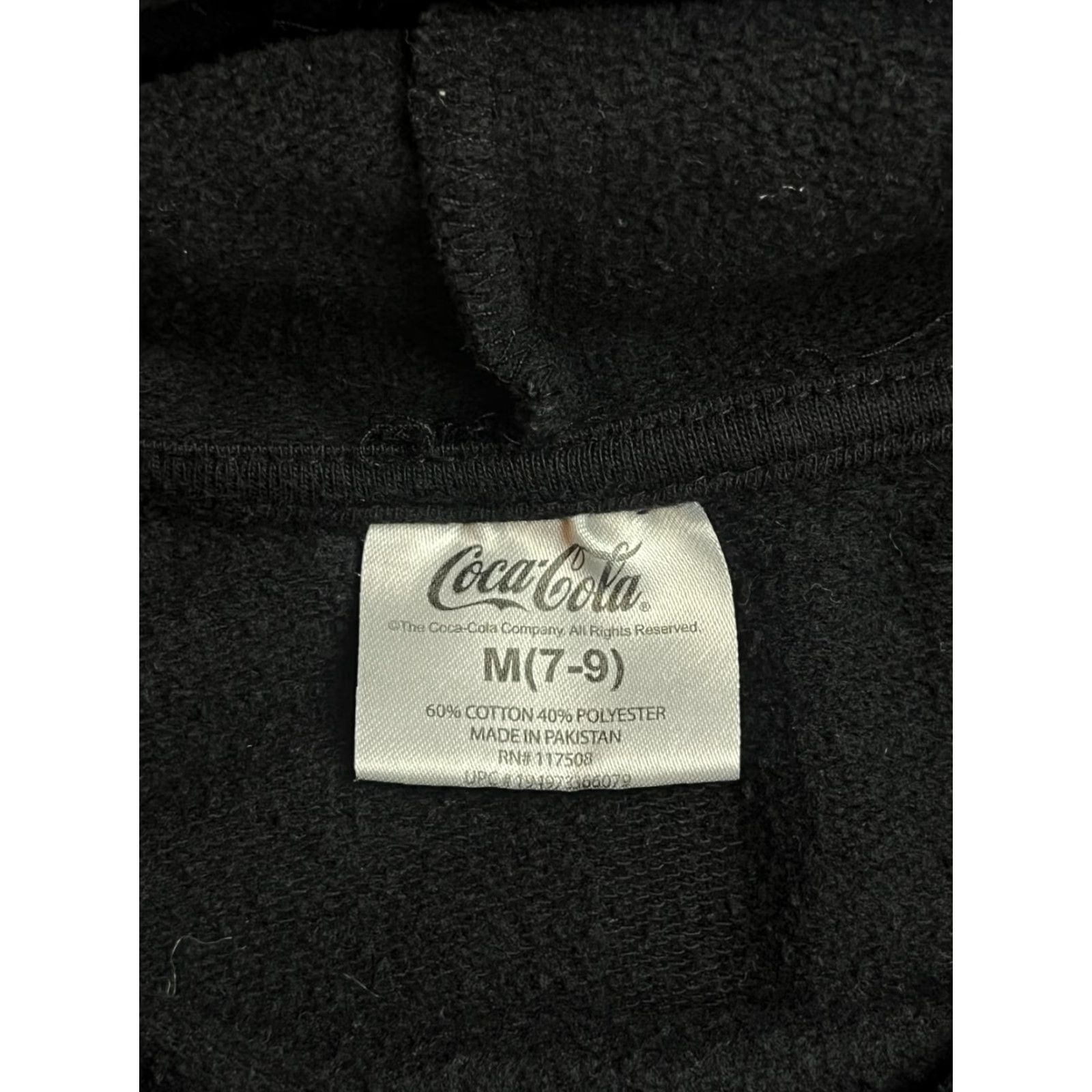 Vintage Coca-Cola Hoodie Women's Medium Black Pullover Drawstring Modern Womens Size M / US 6-8 / IT 42-44 - 6 Thumbnail