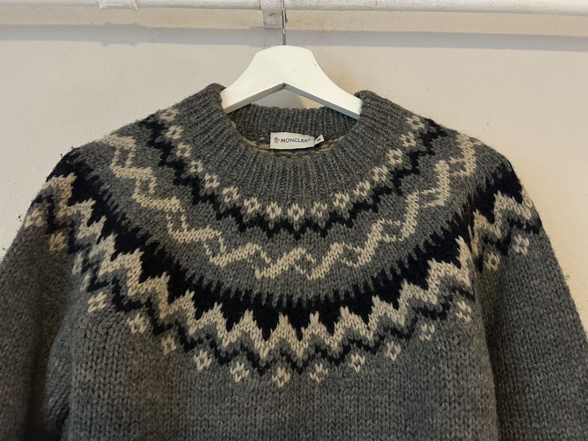 Moncler Moncler Wool Norse Sweater Size US M / EU 48-50 / 2 - 2 Thumbnail
