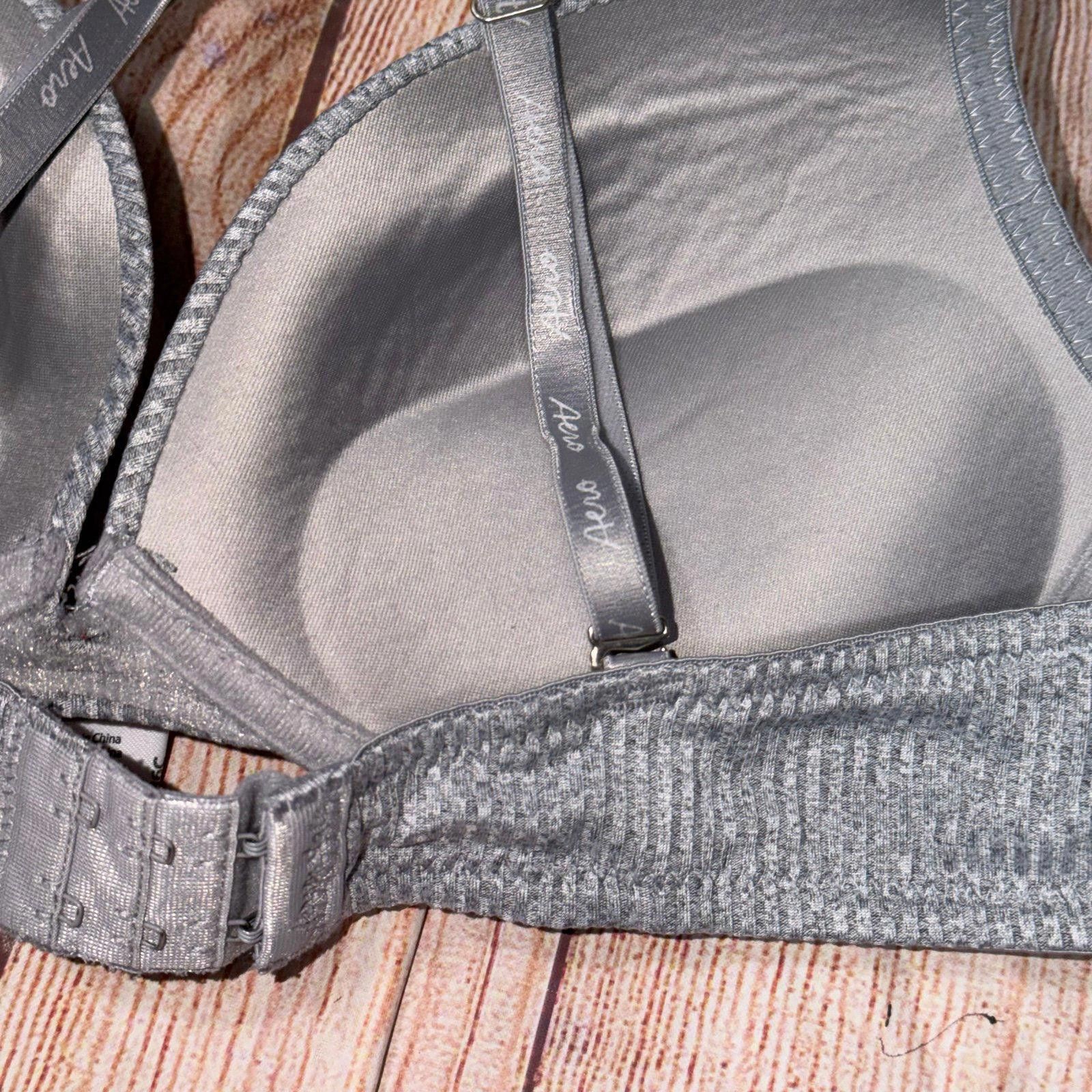 Aeropostale Aeropostale 36C Gray Padded PushUp Bra Size ONE SIZE - 6 Thumbnail