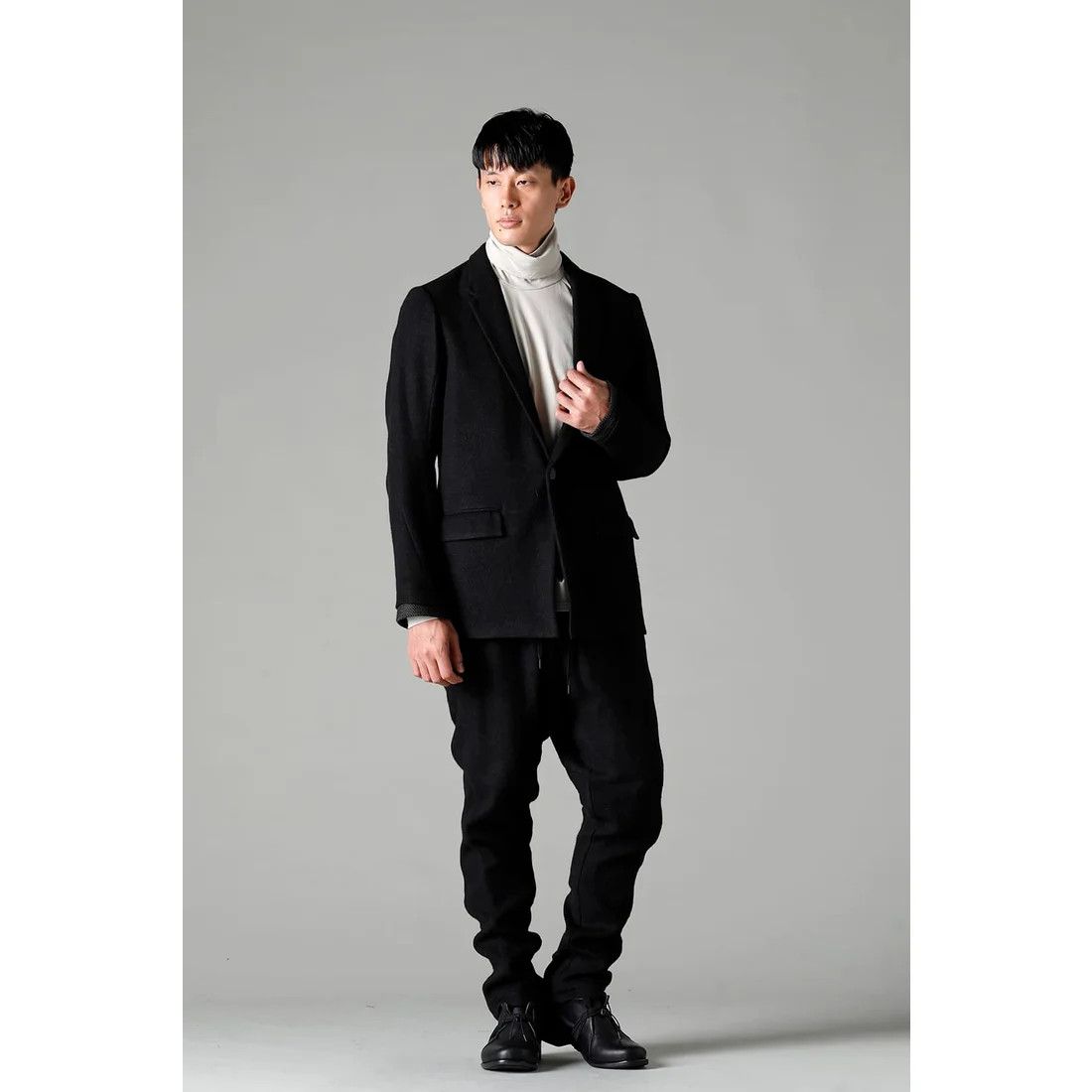 Devoa BNWT - Easy pants Wool and Linen（BLACK） Size US 34 / EU 50 - 9 Thumbnail