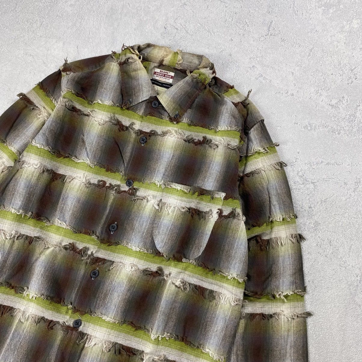 Beams Plus × Engineered Garments Japan Beams Plus Frayed Flannel Shirt Size US M / EU 48-50 / 2 - 2 Thumbnail