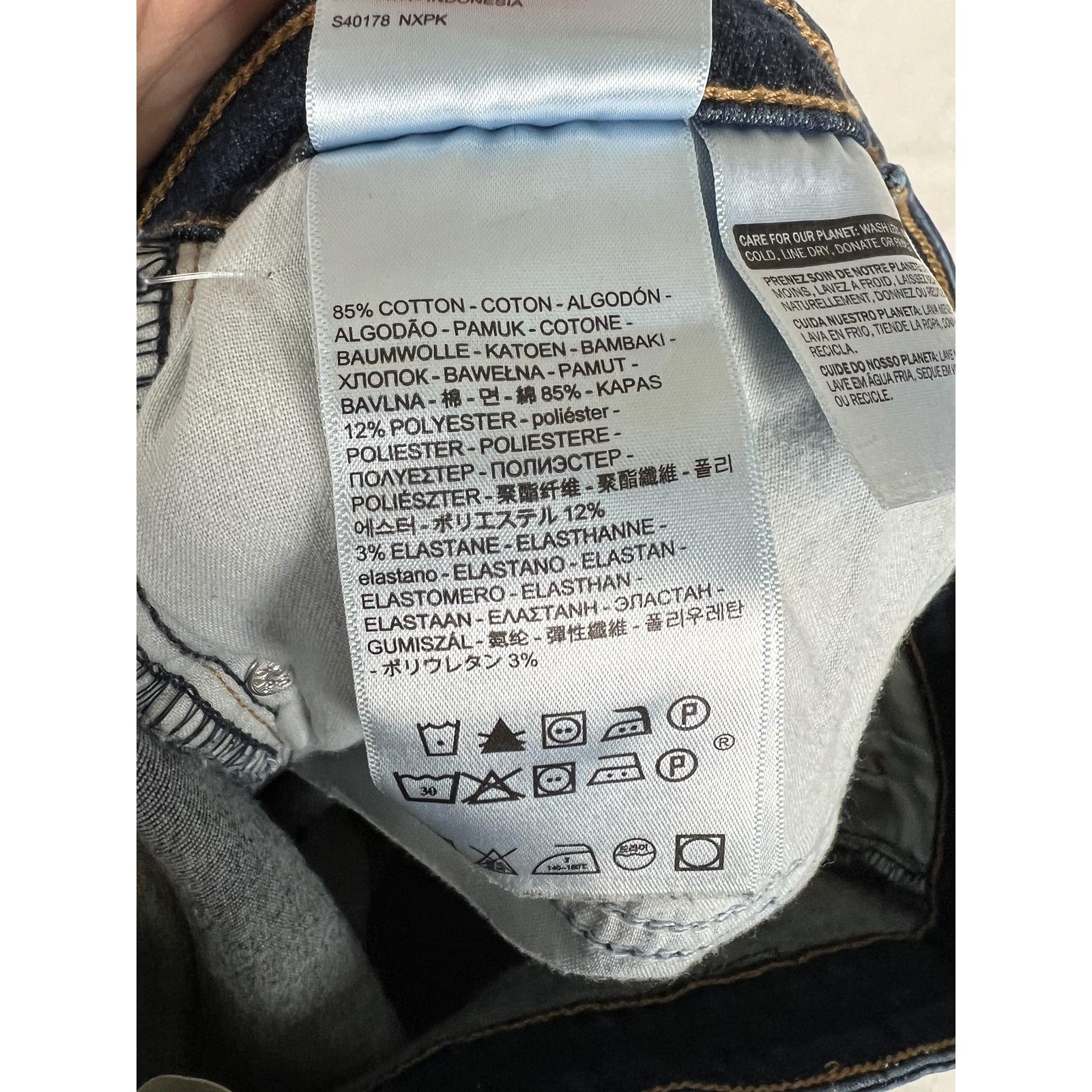 Levi's Levi's Jeans Womens 12 Blue Classic Mid Rise Skinny Ankle Ra Size 32" / US 10 / IT 46 - 6 Thumbnail