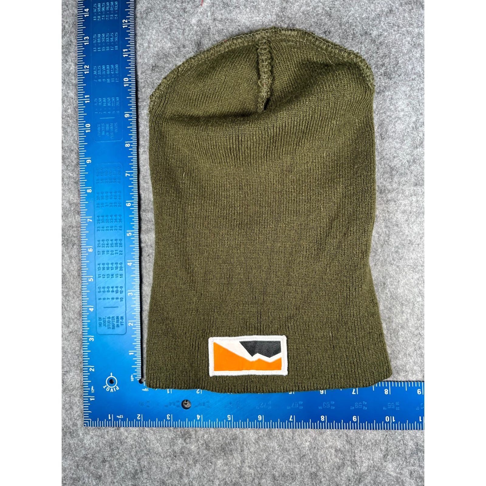 Vintage Yupoong Beanie Toque Adult One Size Green Knit 100% Acrylic Mountain Logo Ski Size ONE SIZE - 5 Thumbnail