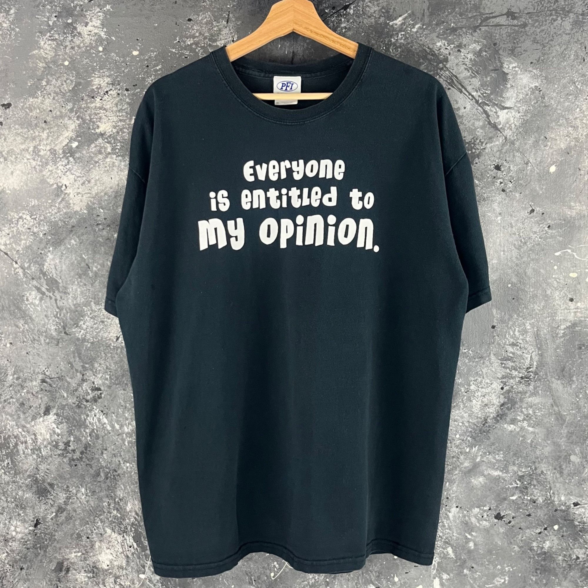 Vintage Vintage Entitlement script humor shirt Size US XL / EU 56 / 4 - 1 Thumbnail