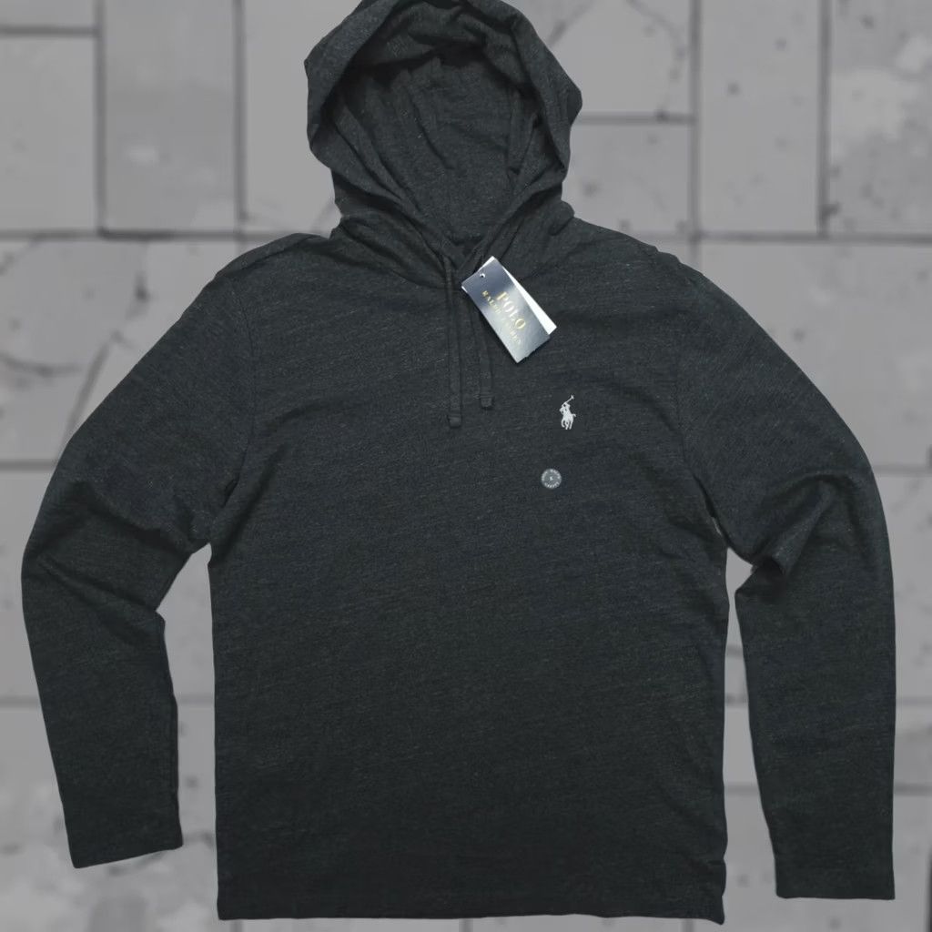 Polo Ralph Lauren Re-engineered Title: Polo Ralph Lauren Lightweight Hoodie Mens Size S Cotton Pony Logo Black Htr Size US S / EU 44-46 / 1 - 1 Thumbnail