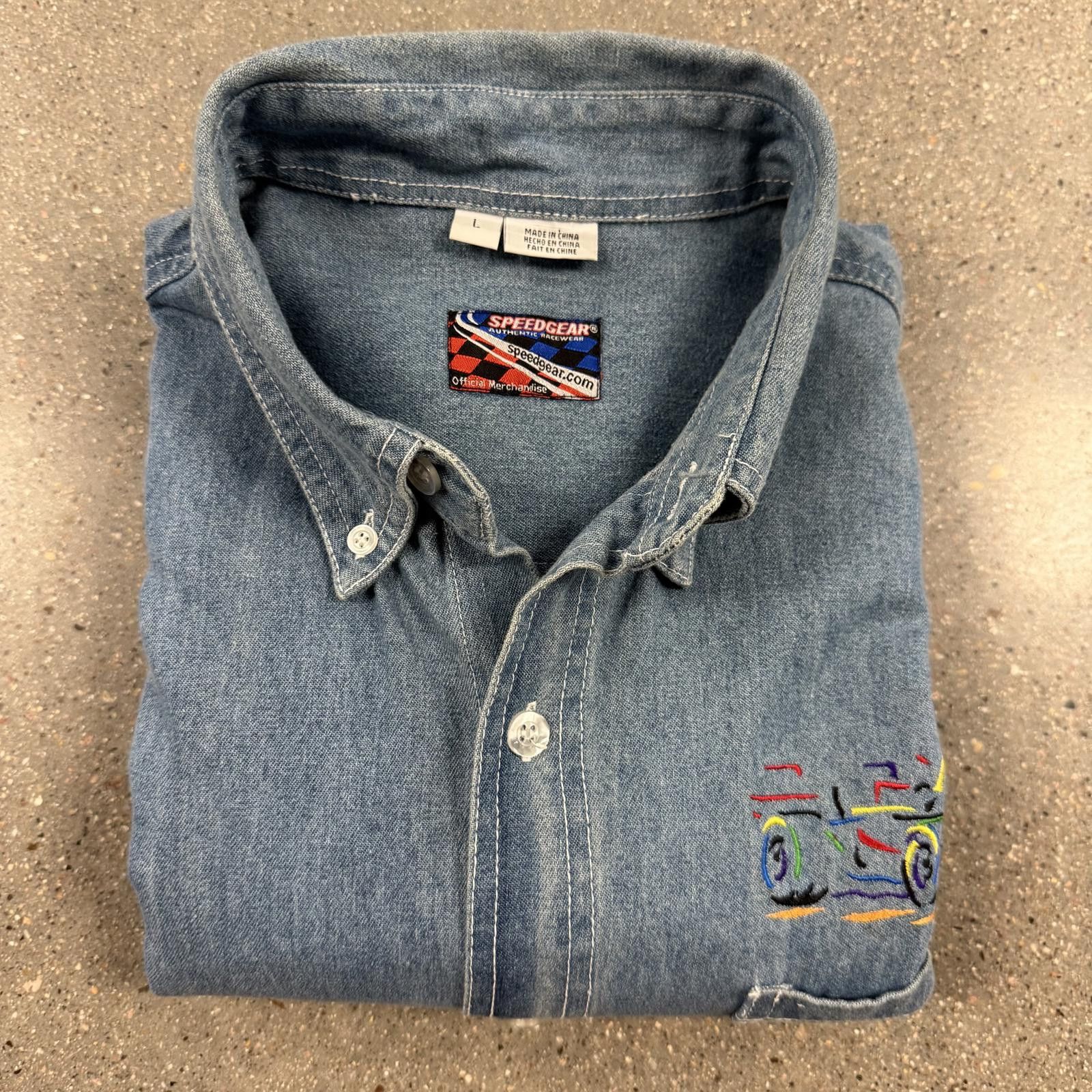 Formula 1 F1 Speedgear Authentic Racewear Embroidered Denim Shirt - L Size US L / EU 52-54 / 3 - 12 Thumbnail