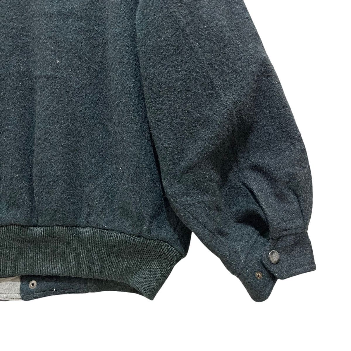 Designer × Vintage Vintage 90s Gulk Club For Nice Man Wool Bomber Jacket Size US M / EU 48-50 / 2 - 9 Thumbnail
