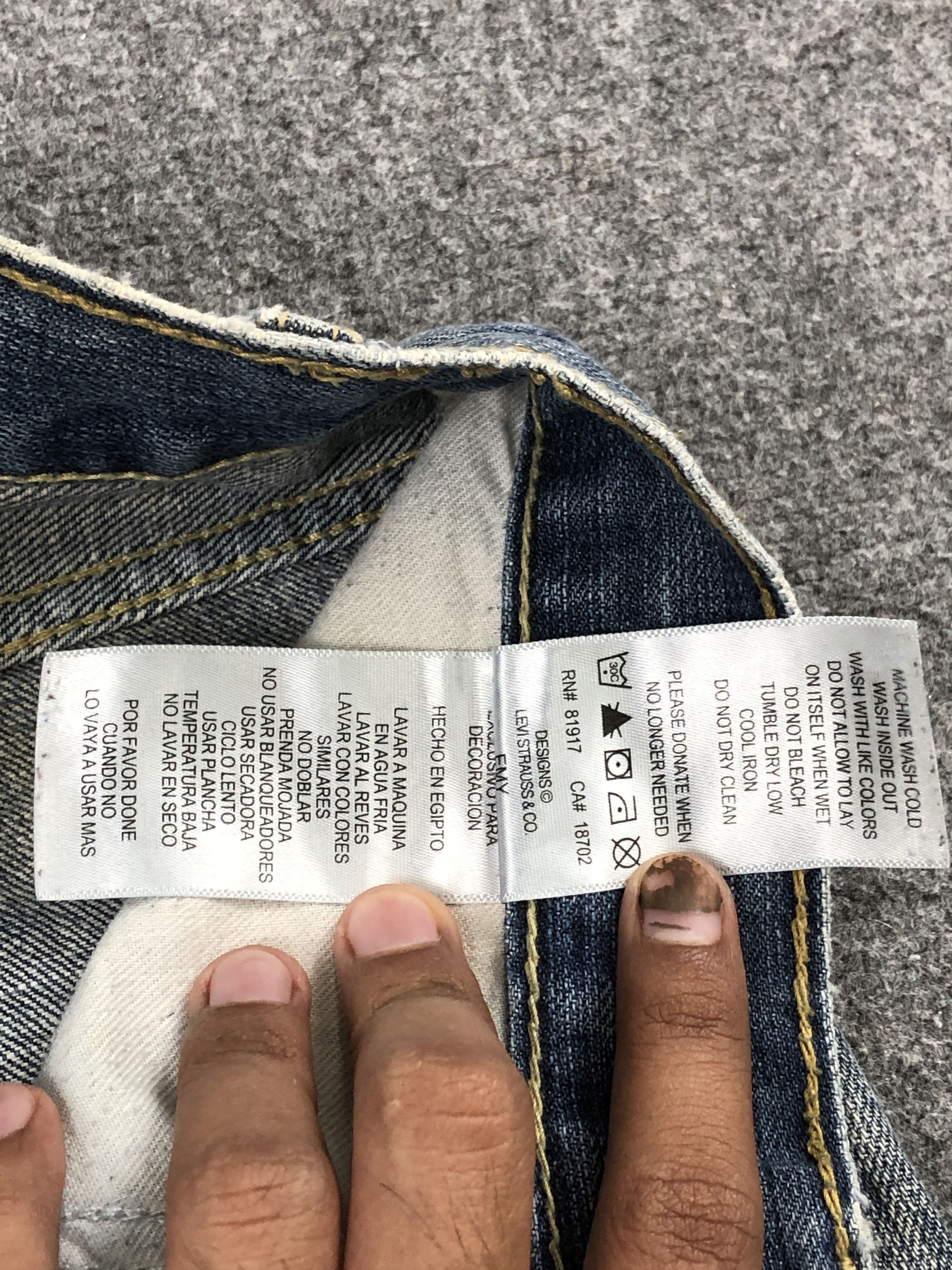 Levi's Vintage Levis 514 Faded Blue Jeans DP2448 Size US 28 / EU 44 - 9 Thumbnail