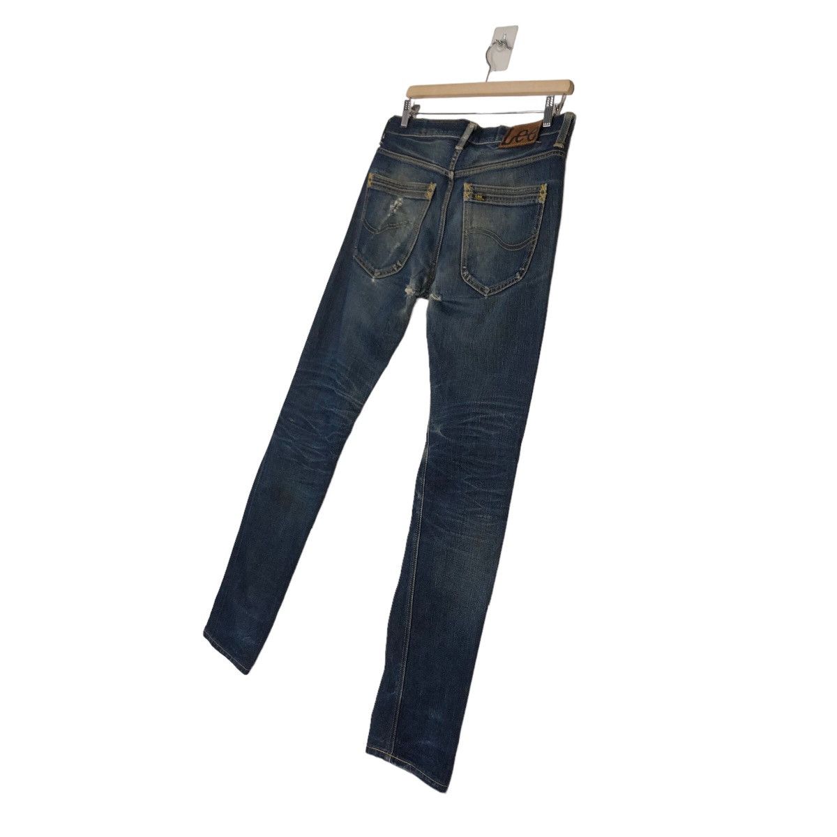 Japanese Brand 🔥VINTAGE DENIM LEE SELVEDGES RED LINE BIKER WEAR Size US 30 / EU 46 - 9 Thumbnail