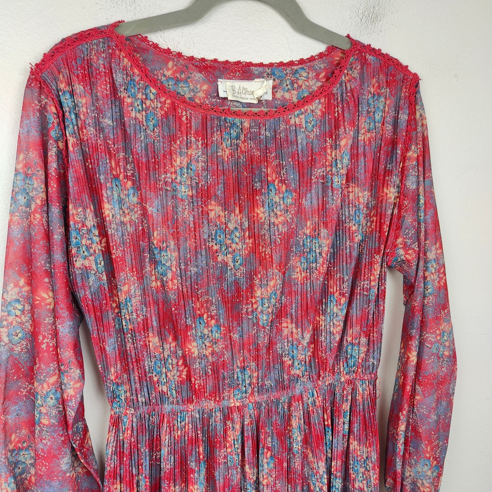 Other Vintage B Altman & Co Hal Ferman Midi Dress Medium Size M / US 6-8 / IT 42-44 - 2 Thumbnail