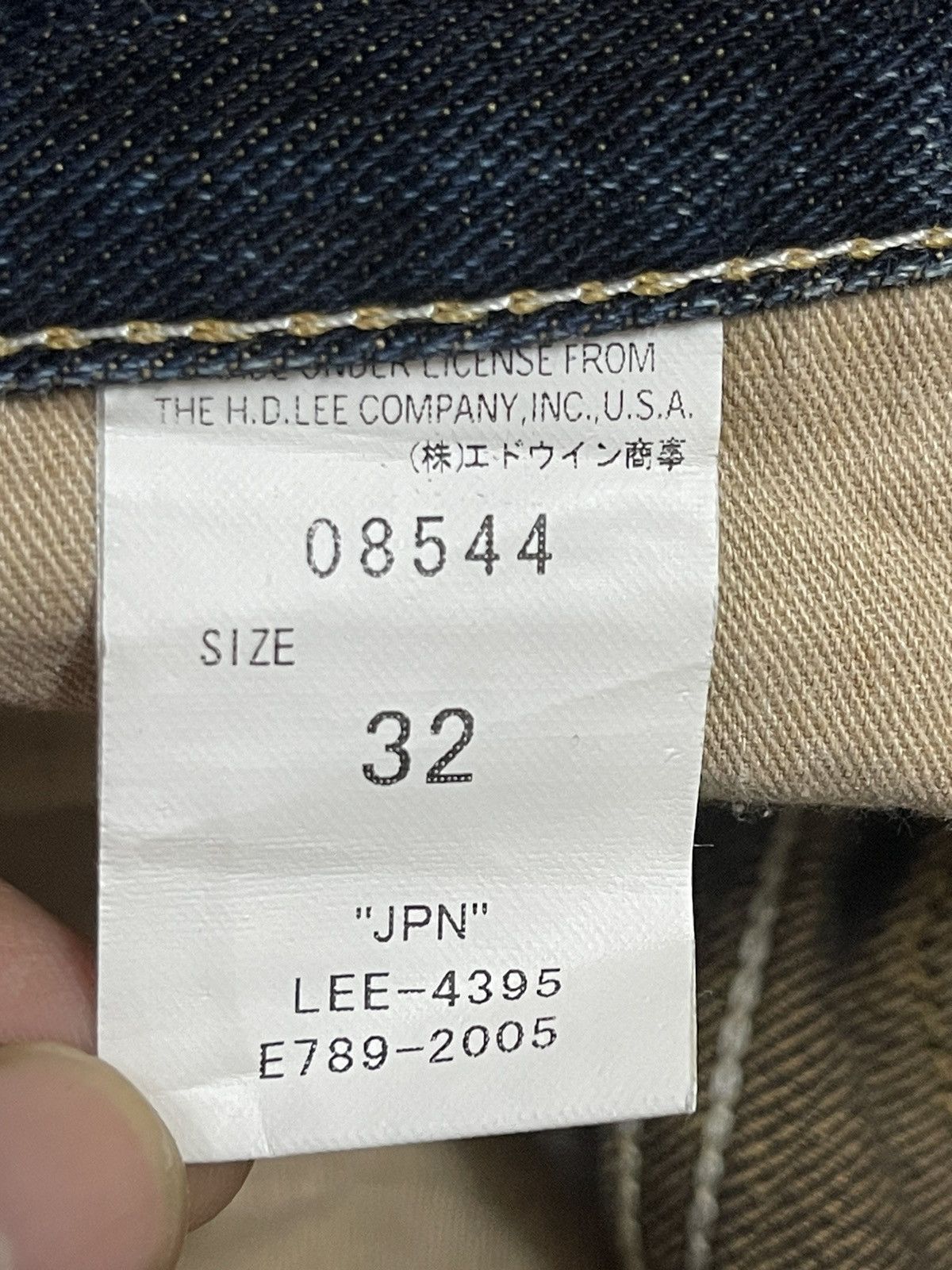Lee Vintage Lee Cowboy Buckle Blue Wash Bleached Baggy Jeans Size US 34 / EU 50 - 10 Thumbnail