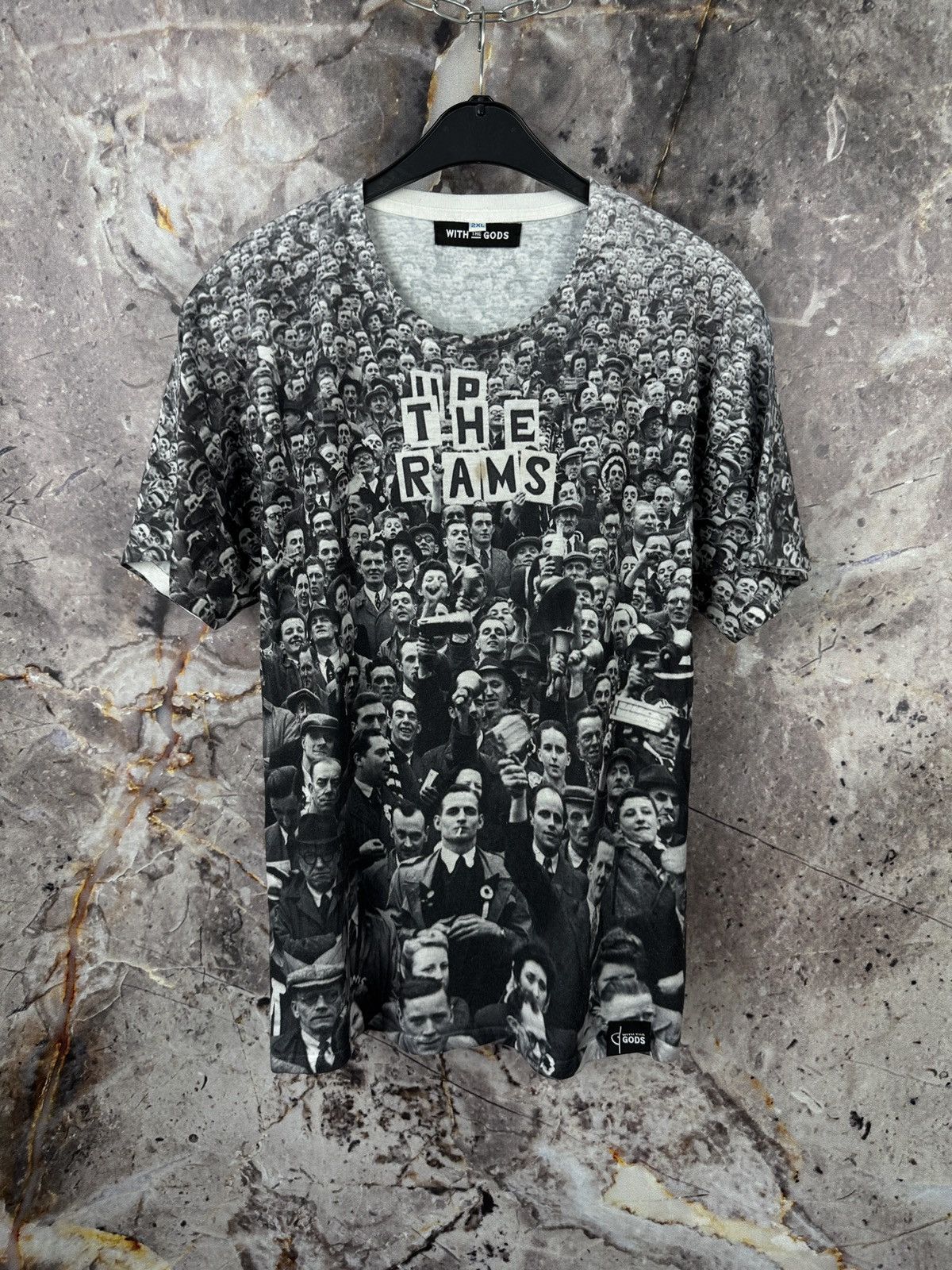 Supreme With The Gods “Up The Rams” Football Crowd All Over Graphic Size US XXL / EU 58 / 5 - 1 Thumbnail