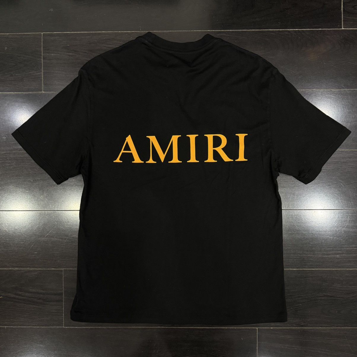 Amiri Amiri MA Logo Tee Black/Yellow Size US S / EU 44-46 / 1 - 2 Thumbnail