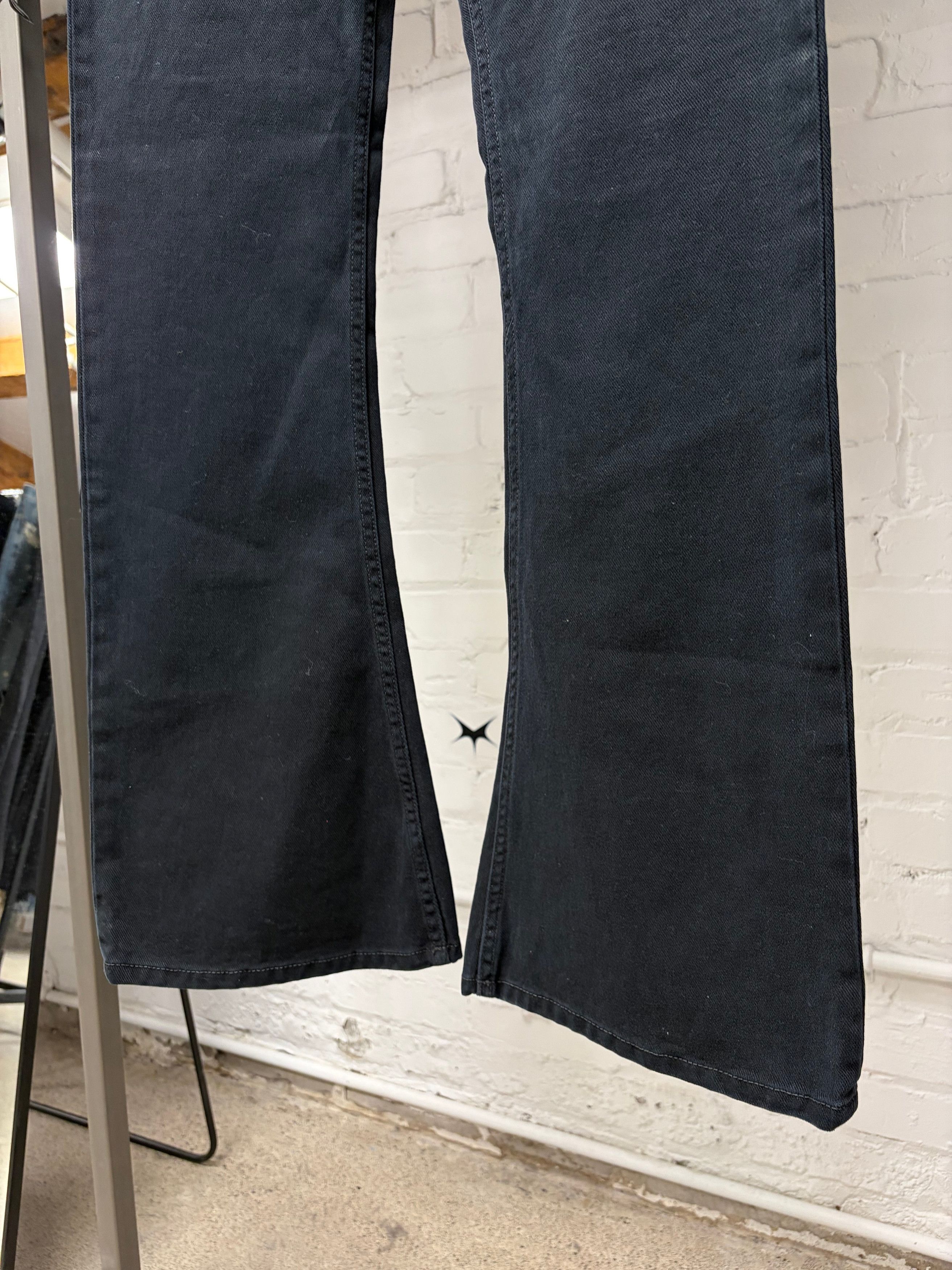 Balenciaga 2023 Balenciaga ‘Flared Cut’ Classic Black Skinny Denim Size US 30 / EU 46 - 2 Thumbnail