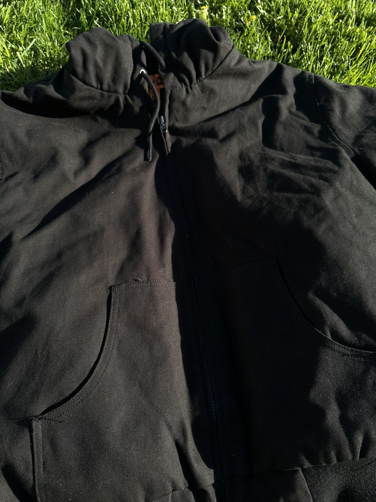 Other CornerStone Men’s Large Duck Hooded Quilted WORK Jacket Size US L / EU 52-54 / 3 - 4 Thumbnail