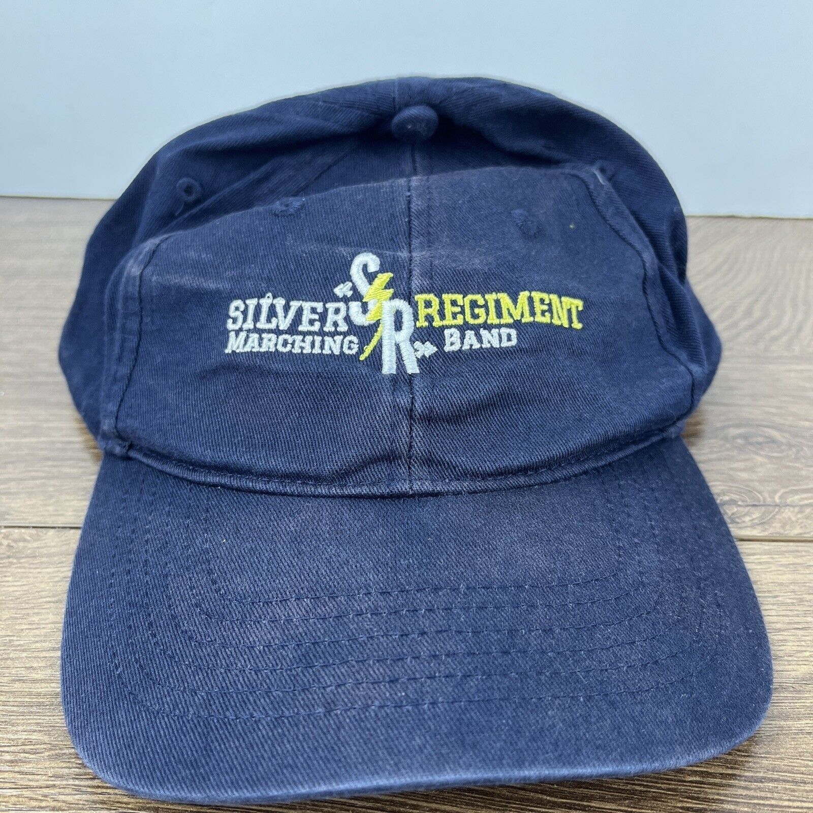 Other Silver Regiment Marching Band Hat SR Blue Hat Adjustable Adu Size ONE SIZE - 5 Thumbnail