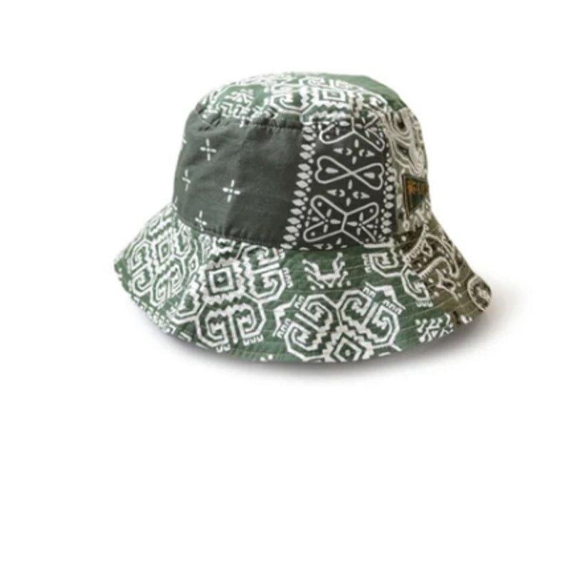 Kapital Kapital Bandana Patchwork Bucket Hat (Long Brim) Size ONE SIZE - 1 Thumbnail