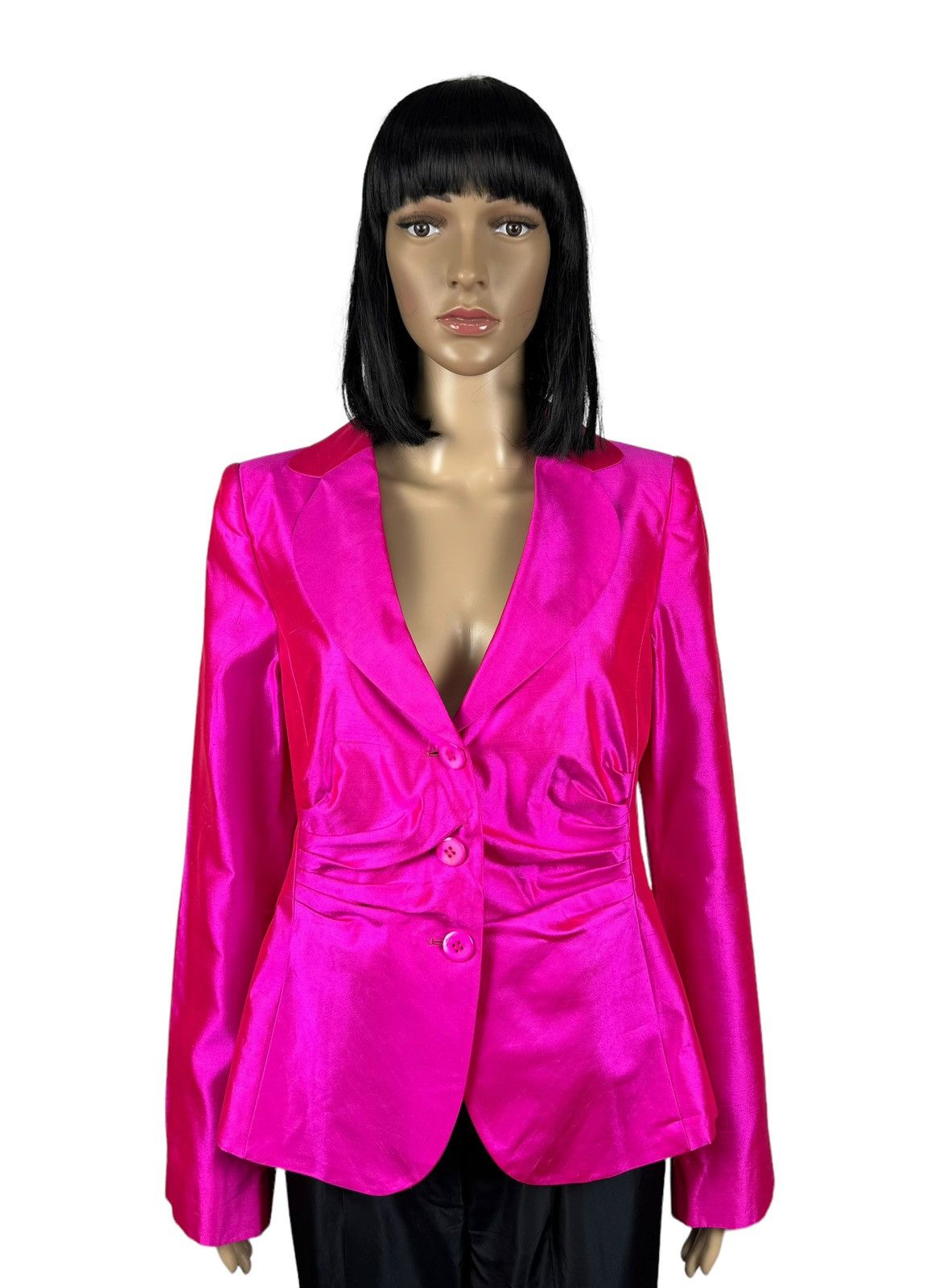 Armani Collezioni Armani Collezioni Silk Pink Blazer size IT46 Size L / US 10 / IT 46 - 1 Thumbnail