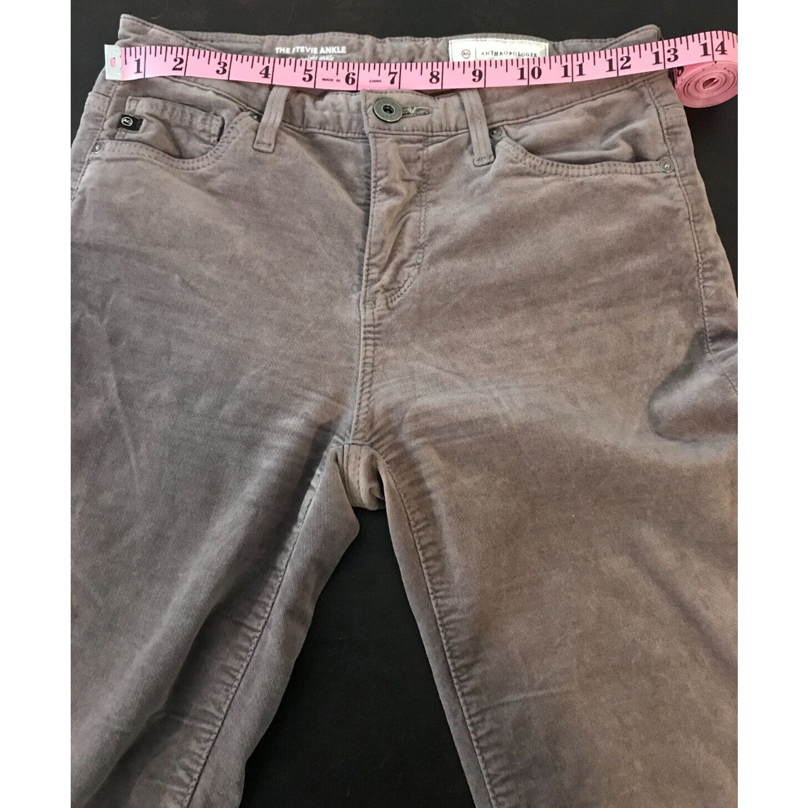 Anthropologie Anthropologie AG Adriano Goldschmied The Stevie Slim Brown Size 25" / US 0 / IT 36 - 6 Thumbnail
