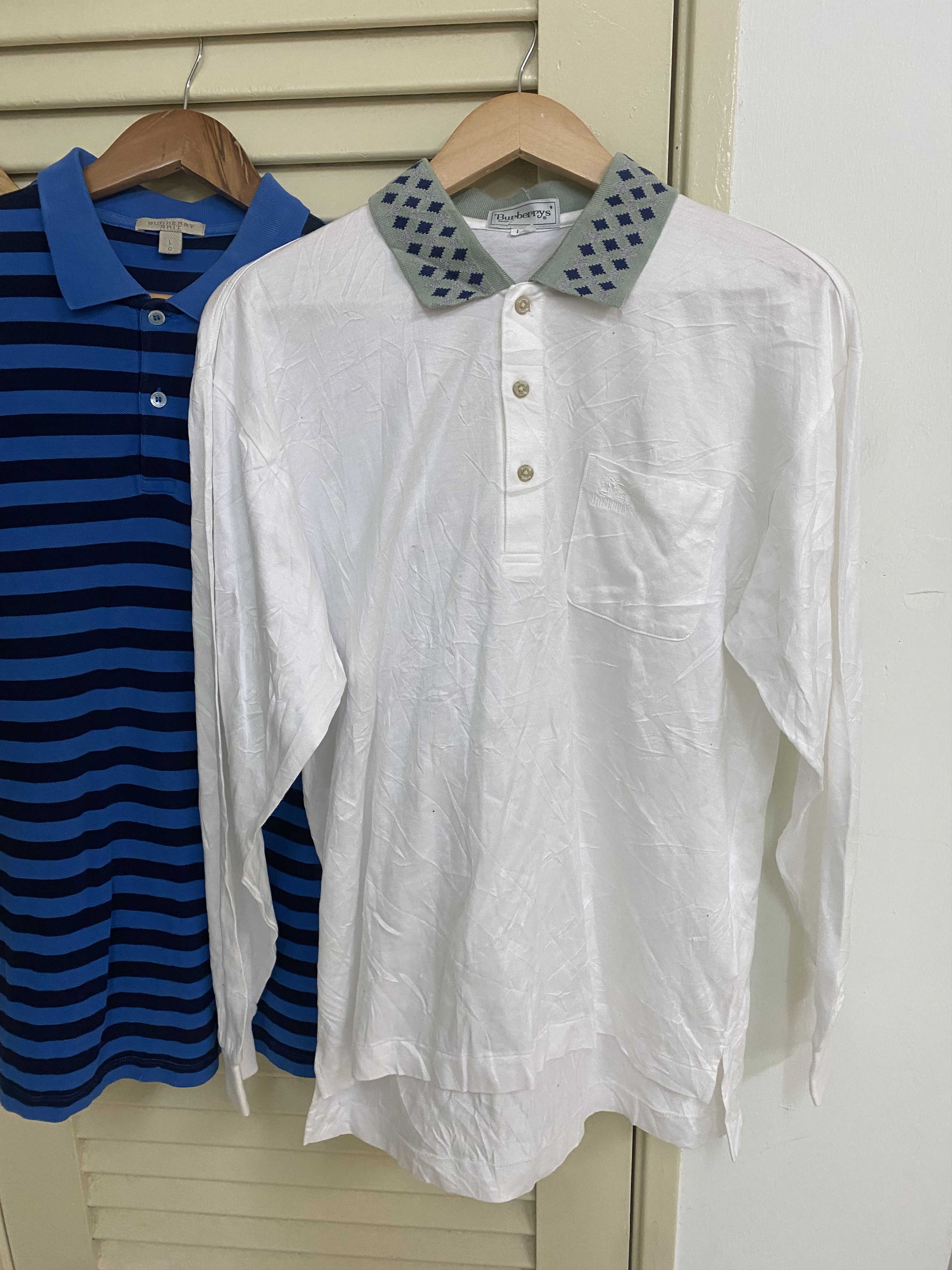 Burberry Lots of 3 Burberry Shirt L Size Size US L / EU 52-54 / 3 - 6 Thumbnail