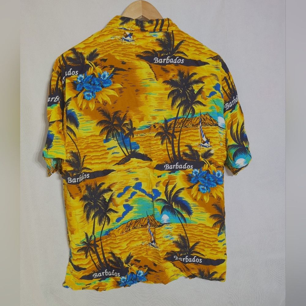 Other Vintage Cartini Hawaiian Shirt Barbados Sz XXL Size US XXL / EU 58 / 5 - 3 Thumbnail