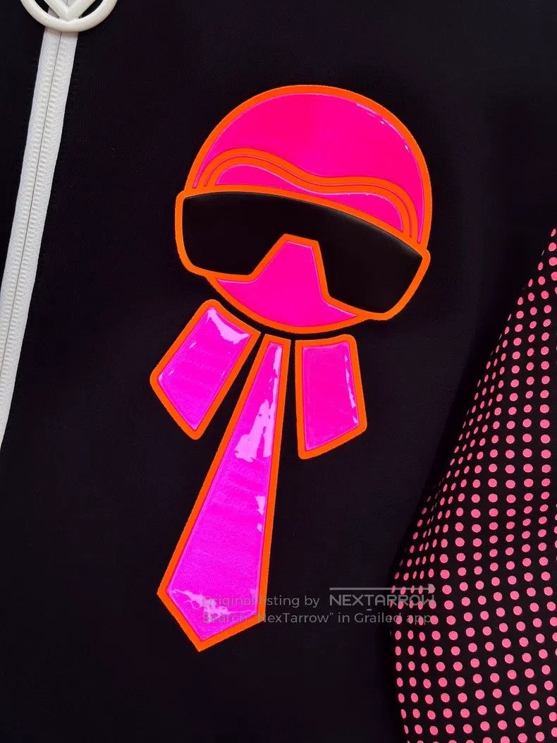 Fendi Fendi Black and fluorescent pink cartoon patterned cotton Size XS / US 0-2 / IT 36-38 - 3 Thumbnail