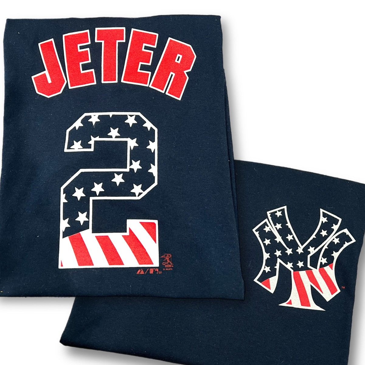 Vintage Y2K Majestic Athletics Yankees Derek Jeter T-Shirt