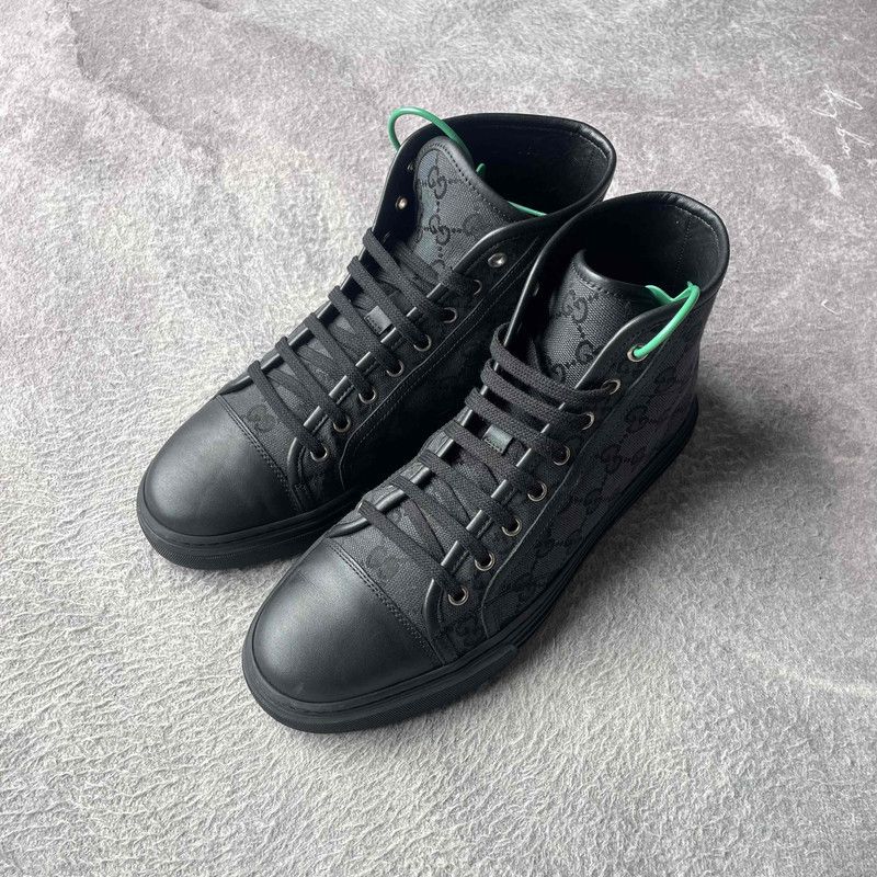 Gucci Gucci Vintage GG Canvas High-Top Sneakers 0079 Size US 7.5 / EU 40-41 - 1 Thumbnail