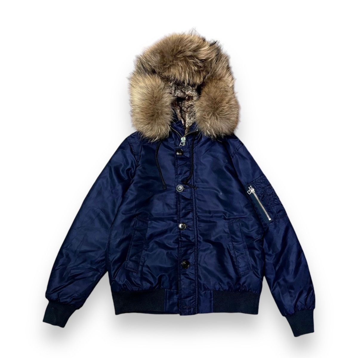 14th Addiction × If Six Was Nine × Le Grande Bleu (L.G.B.) Kiffe Ifsixwasnine LGB Style fur jacket vintage Y2K japan Size US S / EU 44-46 / 1 - 1 Thumbnail