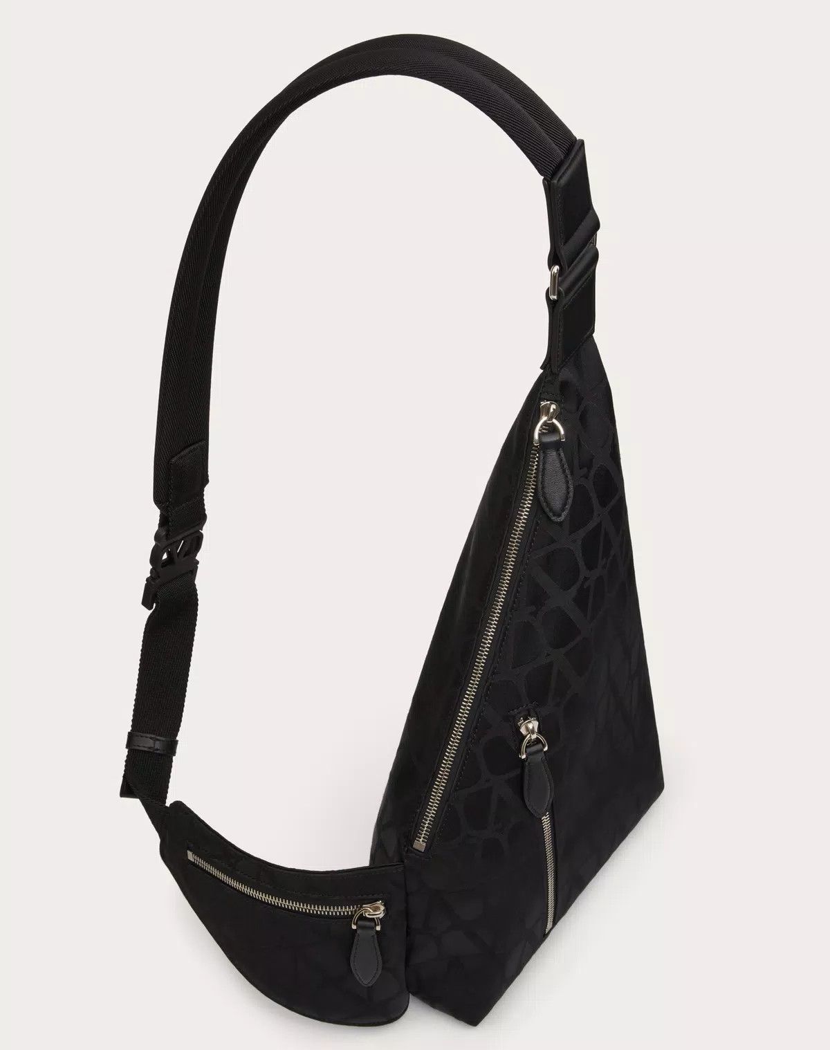Valentino oc11z0725 Size: OS/ Iconographe Crossbody Backpack in Black Size ONE SIZE - 5 Thumbnail