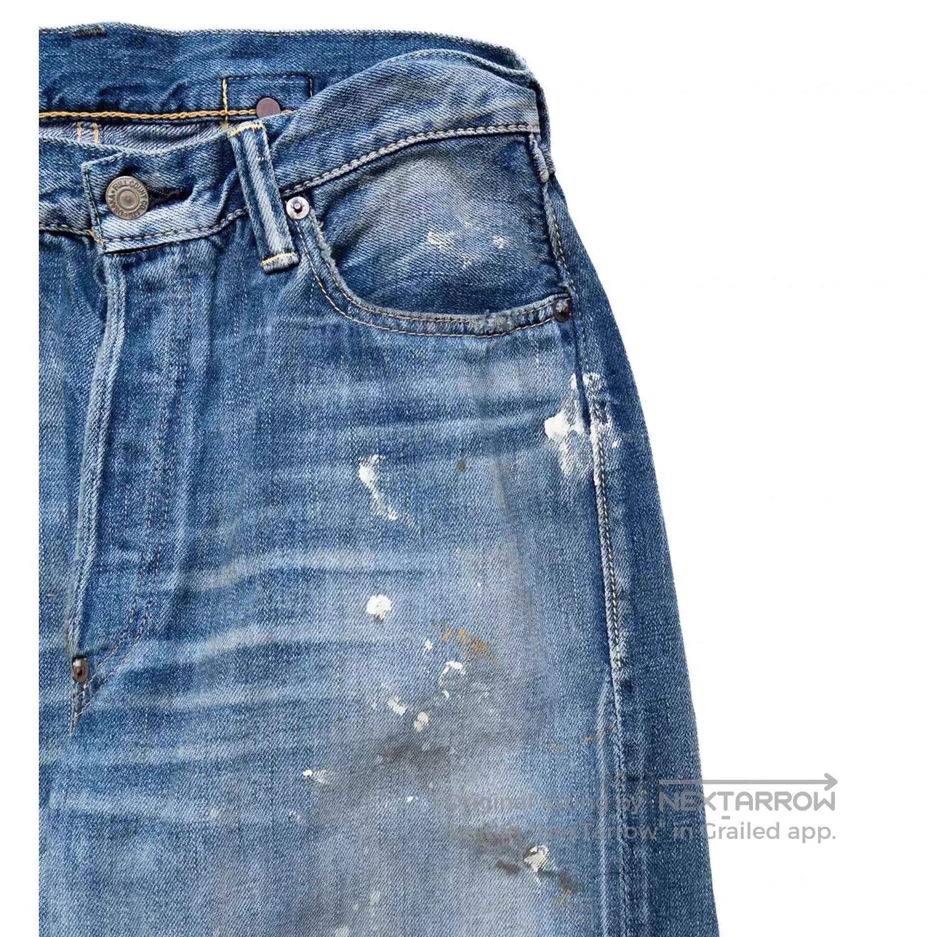 Full Count & Co. Fullcount 1126HW Denim Jeans for Men. Size US 36 / EU 52 - 2 Thumbnail