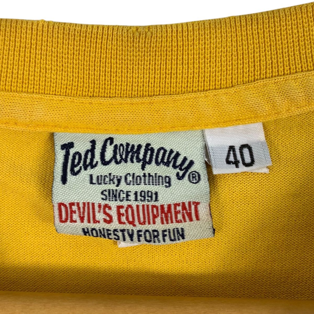 Japanese Brand × Tedman TEDMAN Ted Company RED DEVIL M.C. Japanese Brand Logo Shirt Size US S / EU 44-46 / 1 - 6 Thumbnail