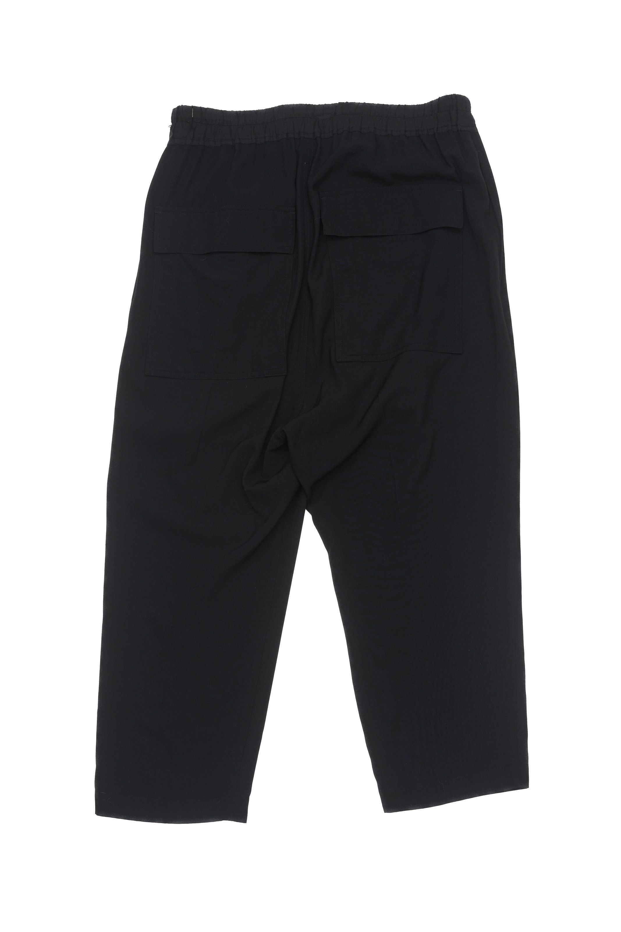 Rick Owens Rick Owens SS18 Dirt Cropped Drawstring Pants Black 48 Size US 32 / EU 48 - 2 Thumbnail