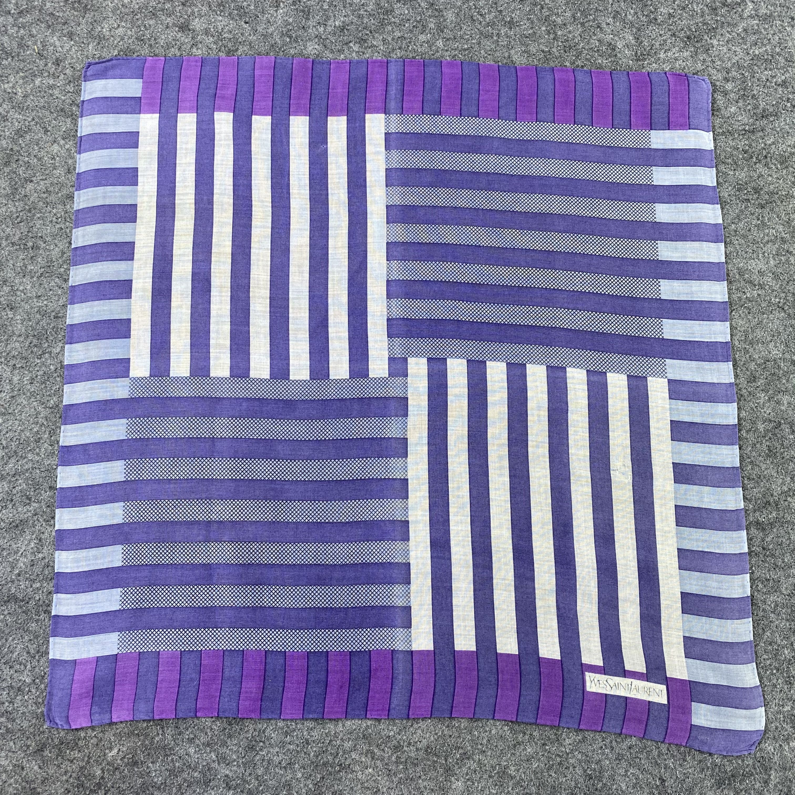 Designer Yves Saint Laurent Handkerchief / Bandana / Neckerchief-B699 Size ONE SIZE - 3 Thumbnail